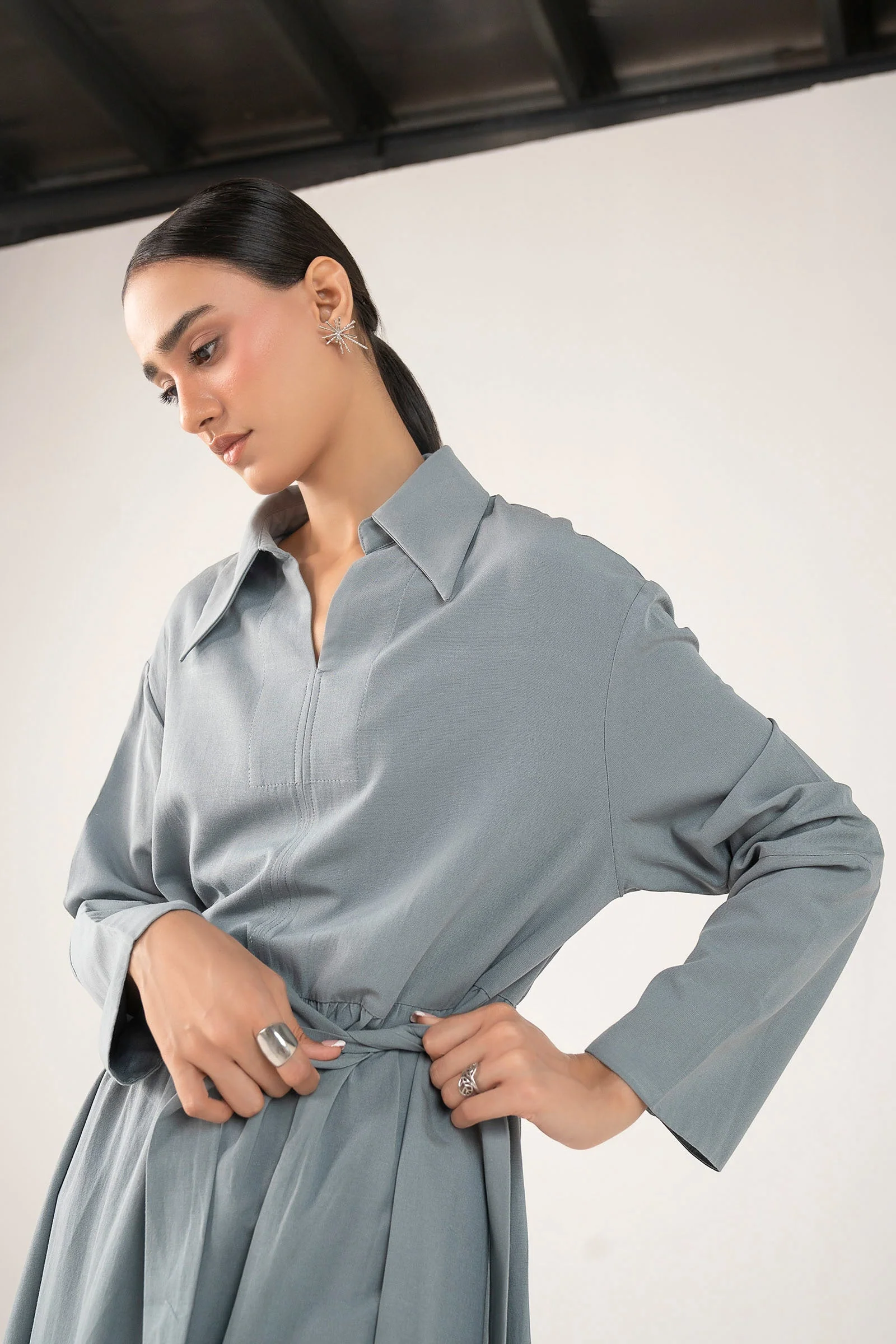 Relaxed Woven Dress - Image 2