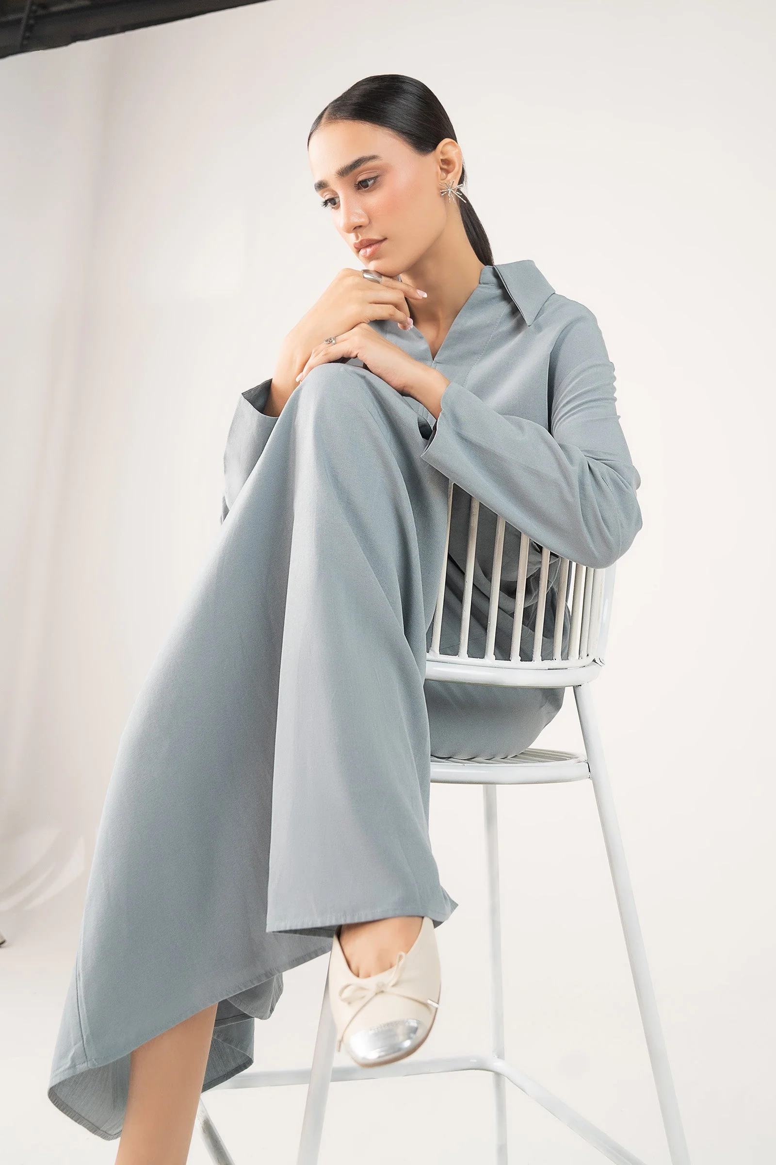 Relaxed Woven Dress - Image 4