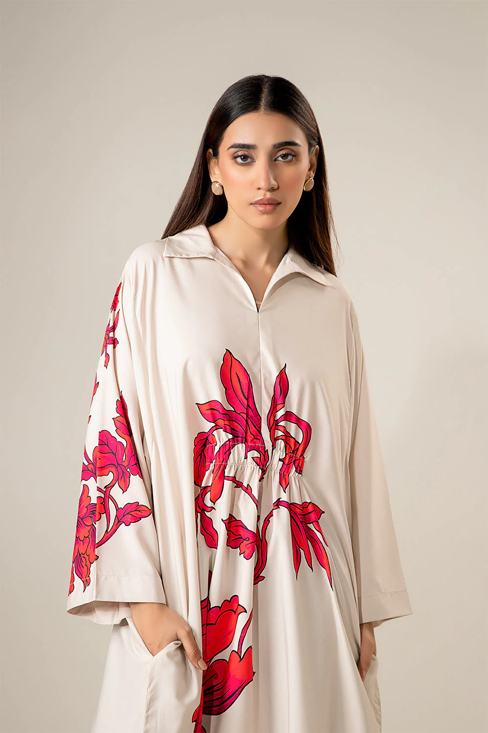 Floral Printed Dress - Image 3