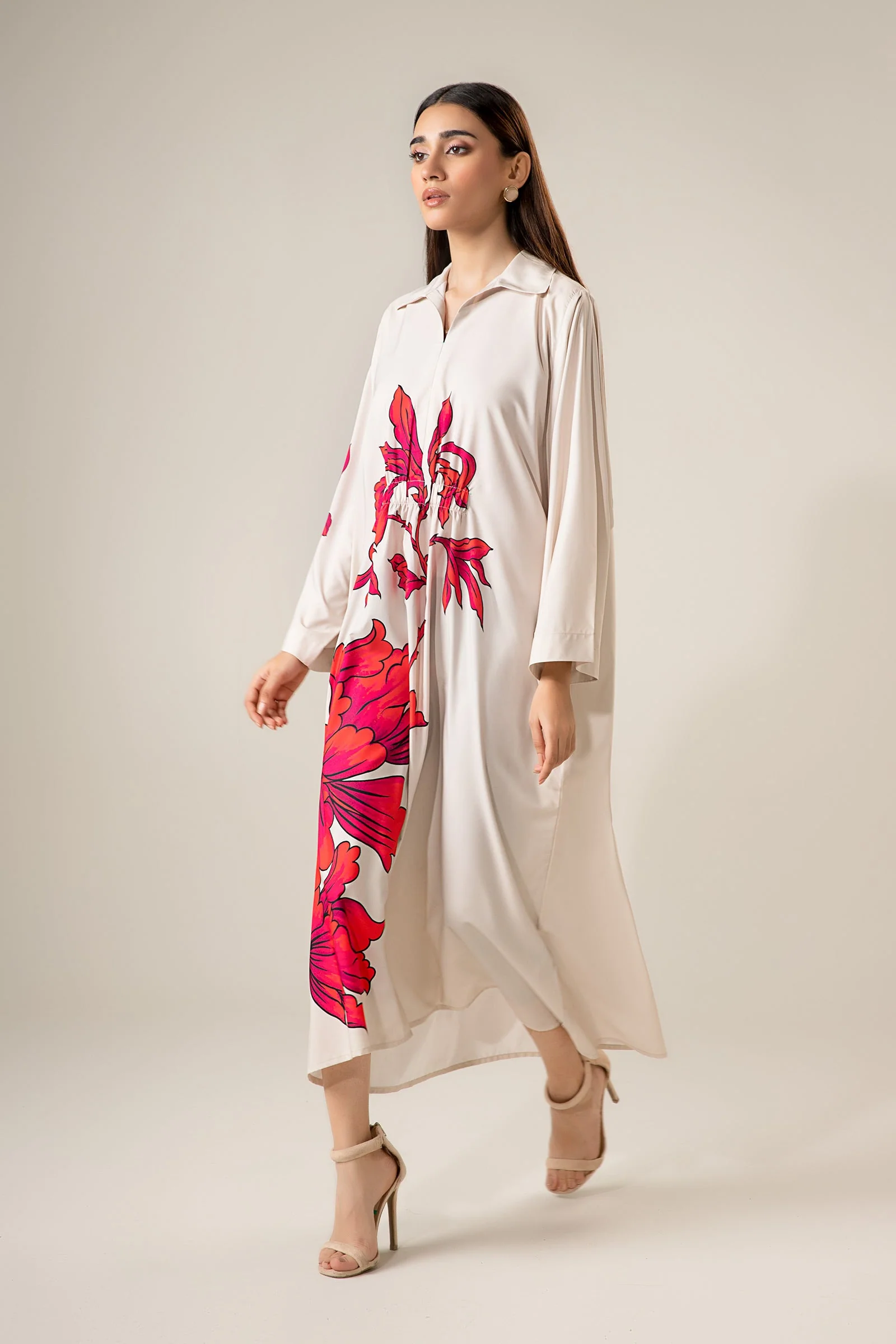 Floral Printed Dress - Image 5