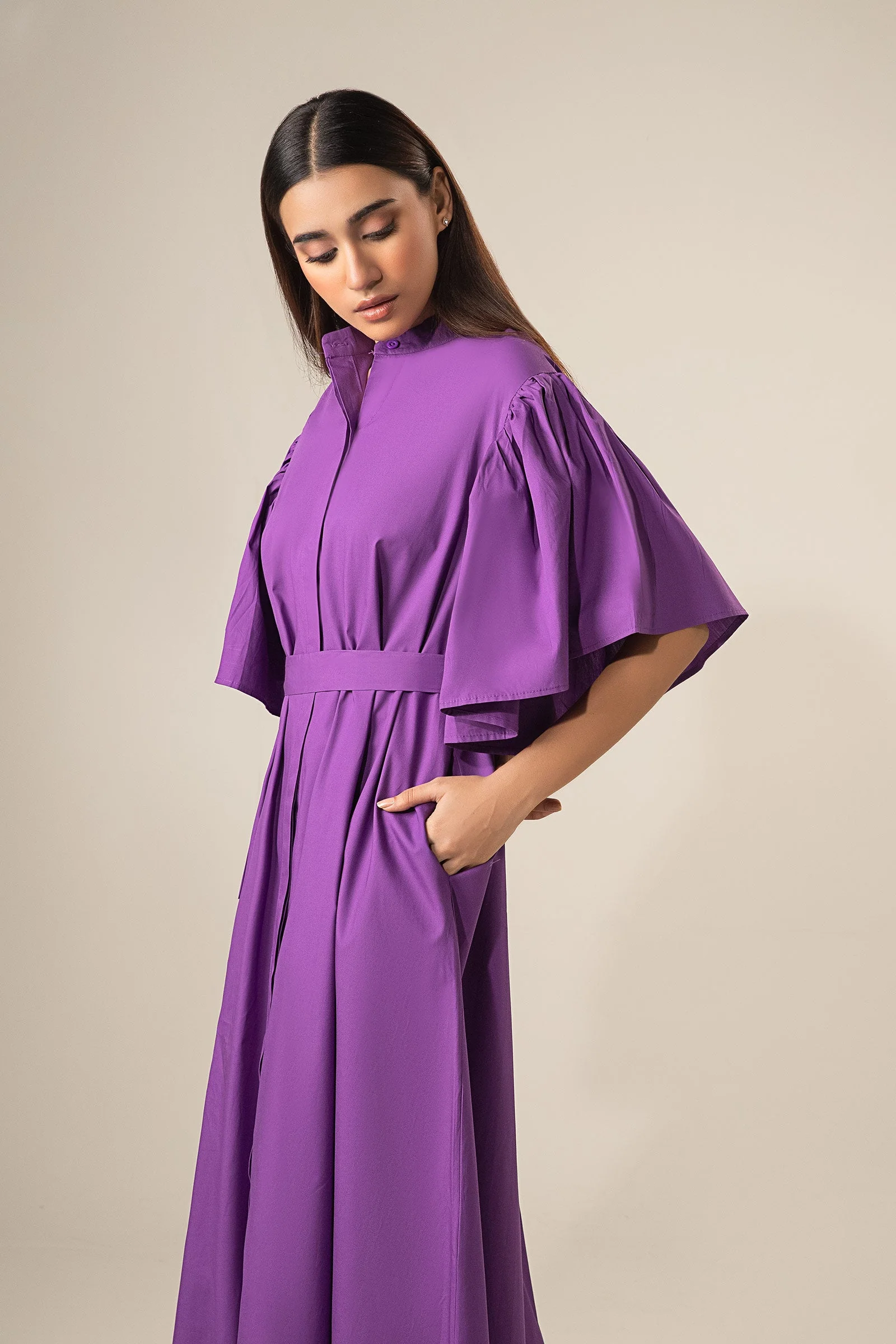 Flutter Sleeve Dress - Image 3