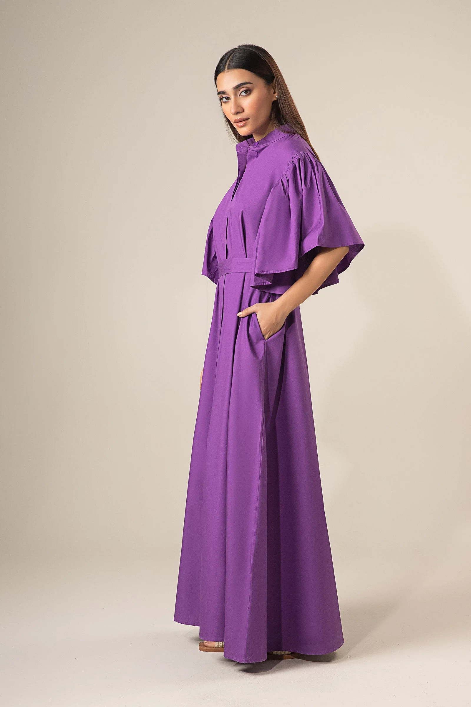 Flutter Sleeve Dress - Image 4