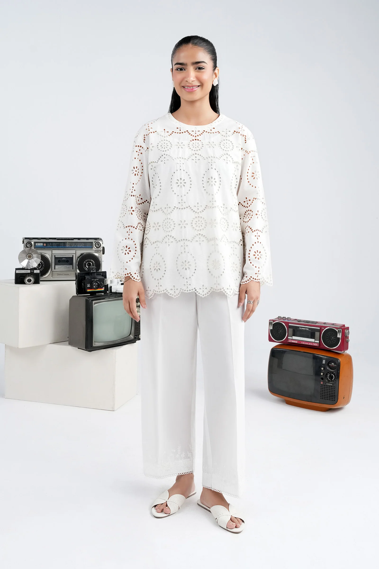 Schiffli Co-Ord Set - Image 6