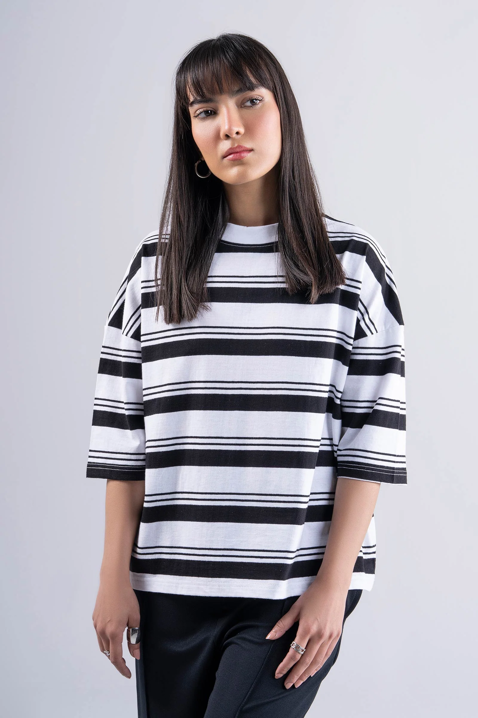 Basic Striped Top - Image 2
