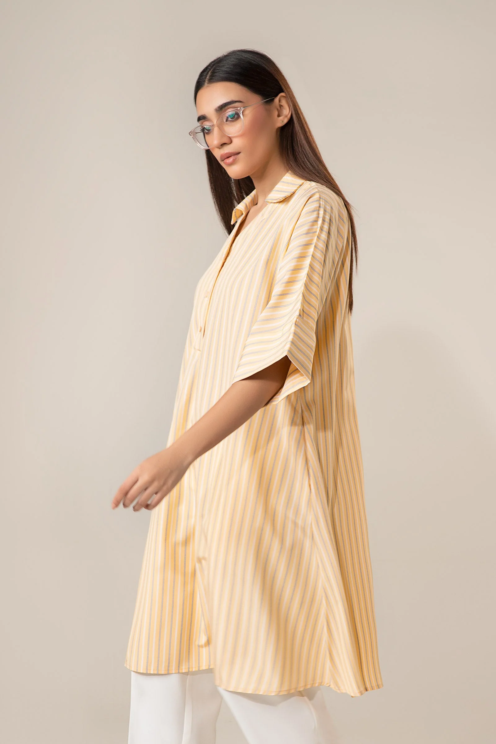 Belt Striped Tunic - Image 4
