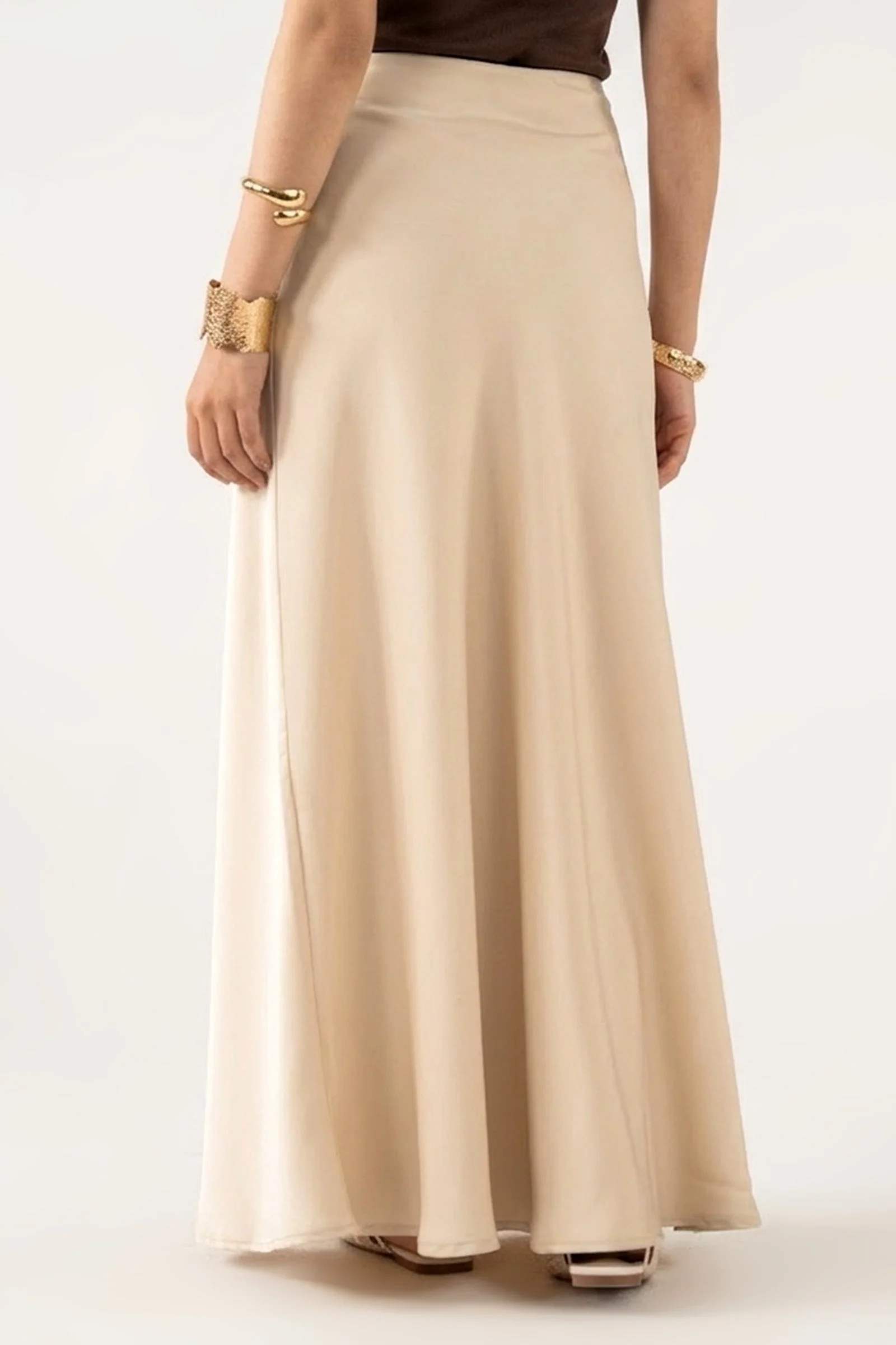 Silk Midi Skirt - Image 4