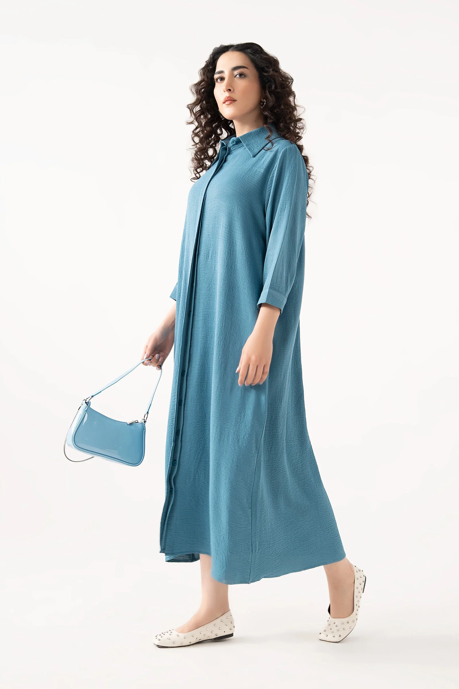 Stretchy Tunic Dress - Image 2