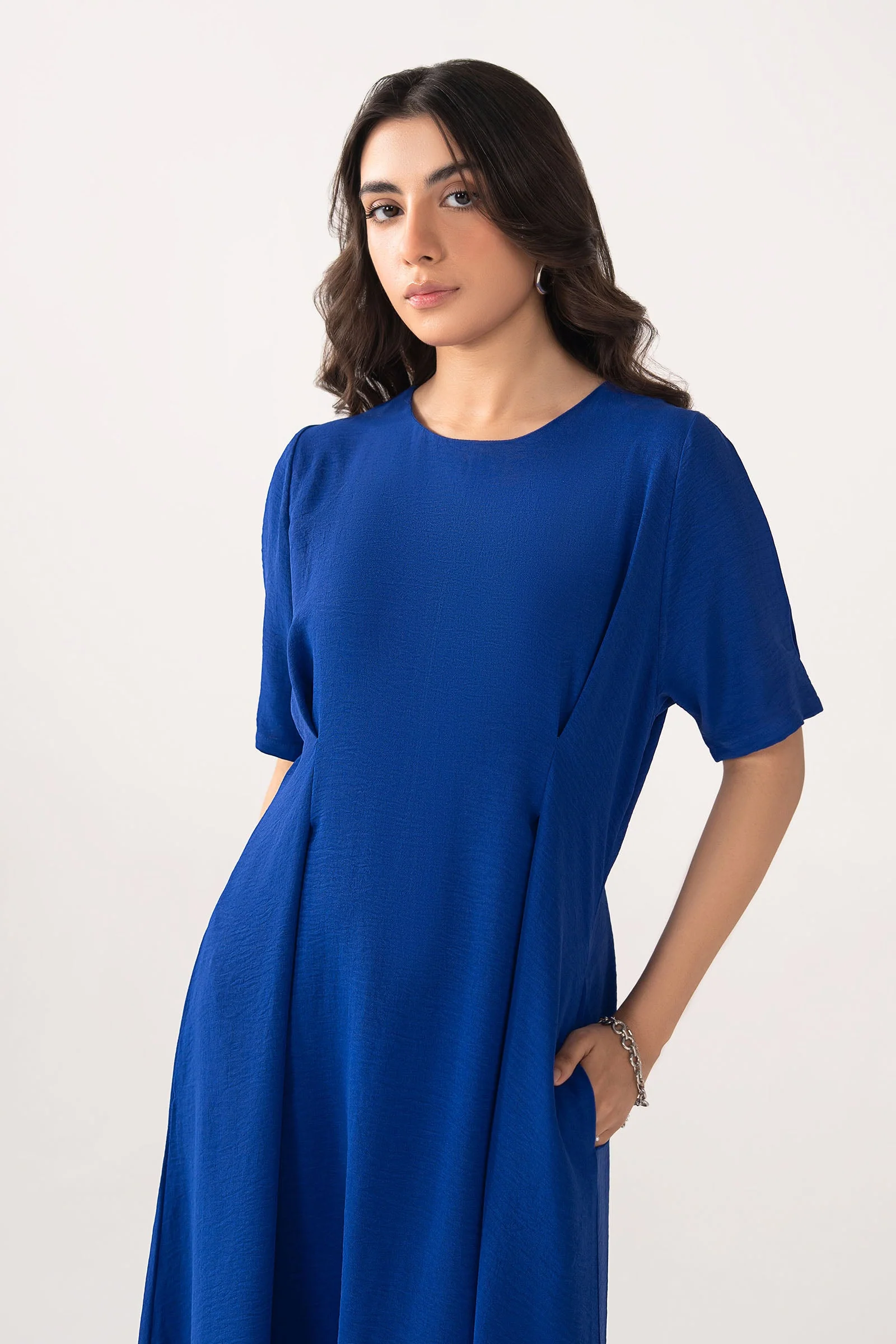 Box Pleated Dress