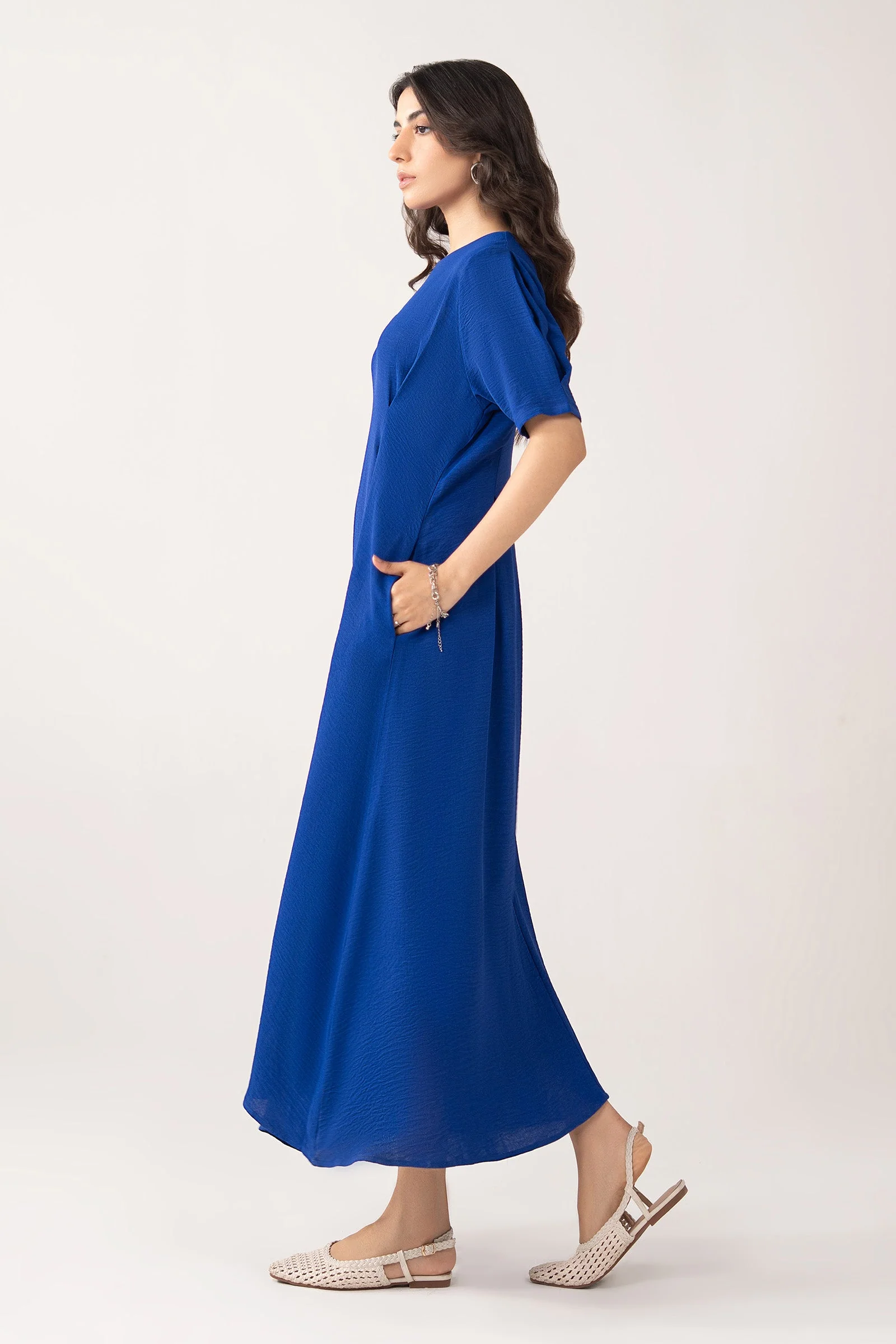 Box Pleated Dress - Image 5