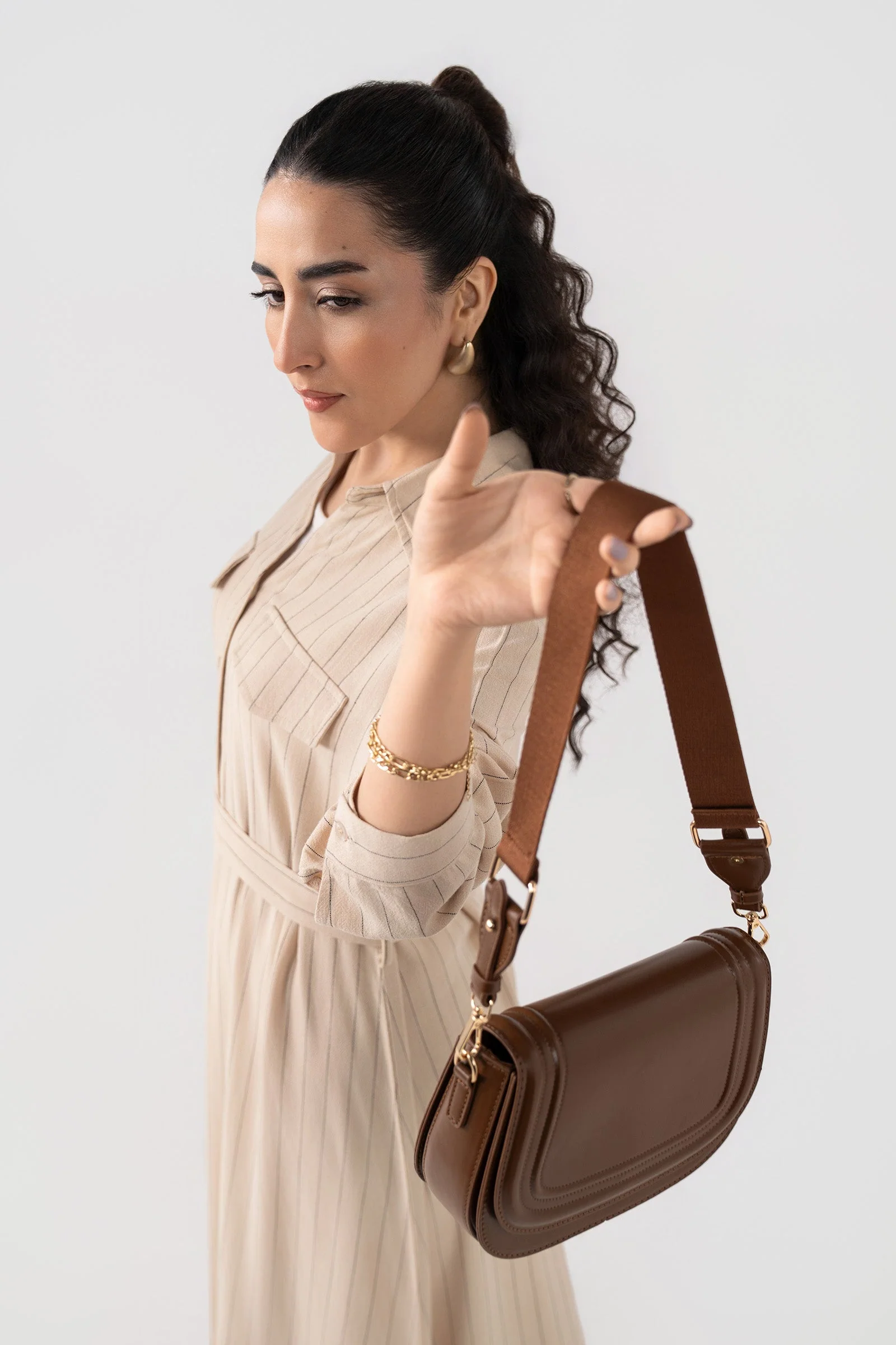 Striped Shirt Dress - Image 10