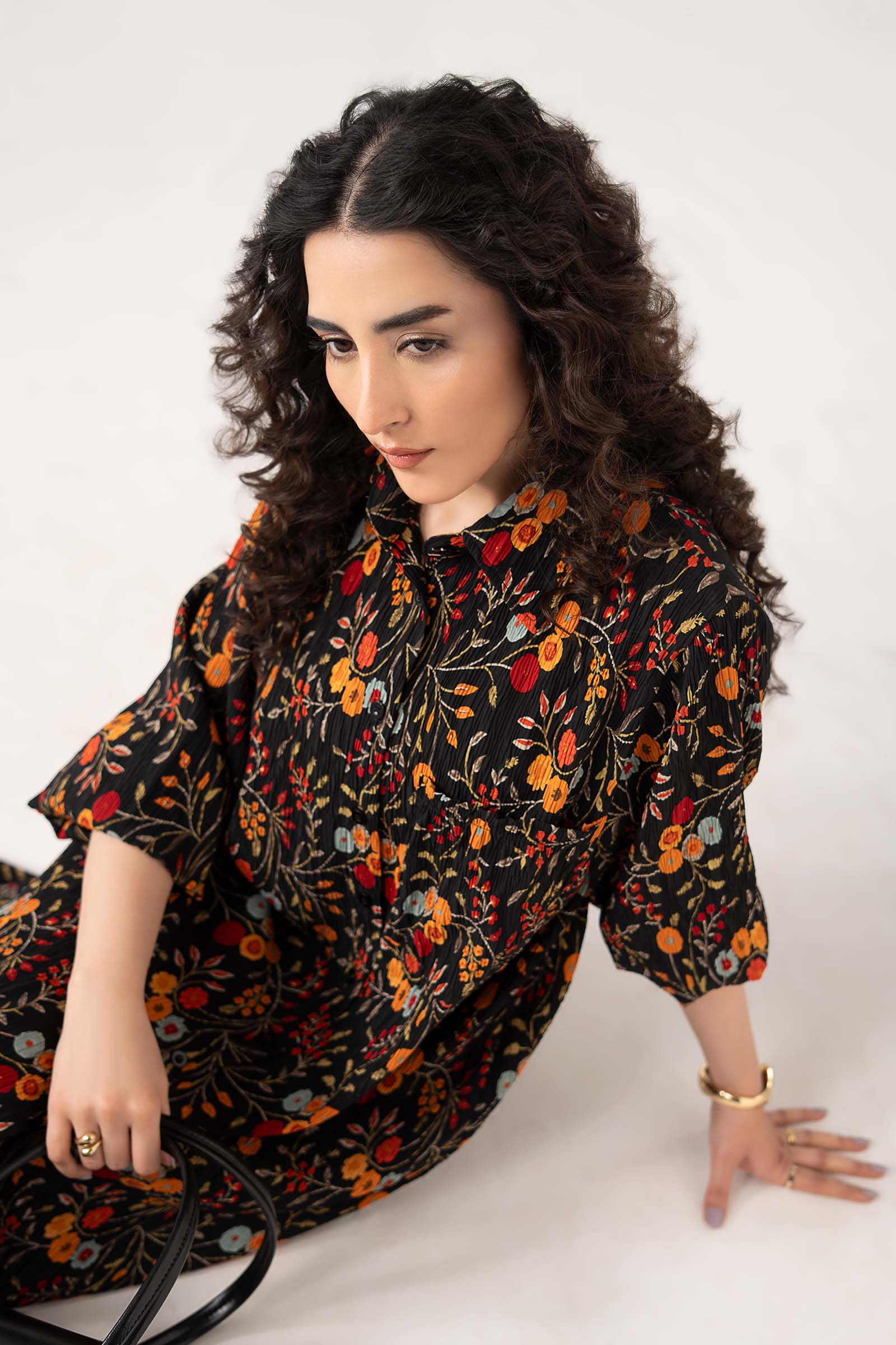 Printed Button-Down Dress - Image 10