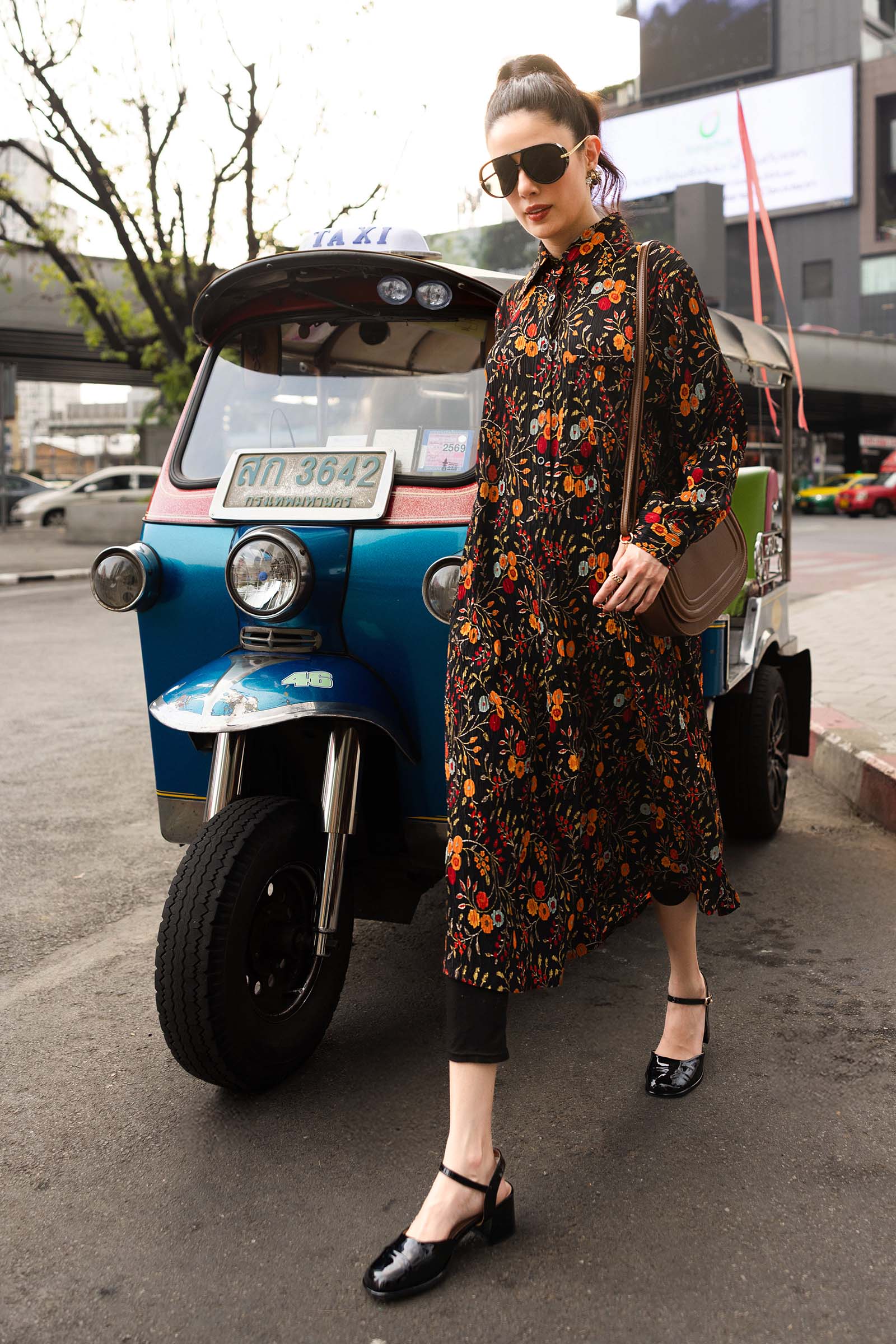 Printed Button-Down Dress - Image 2