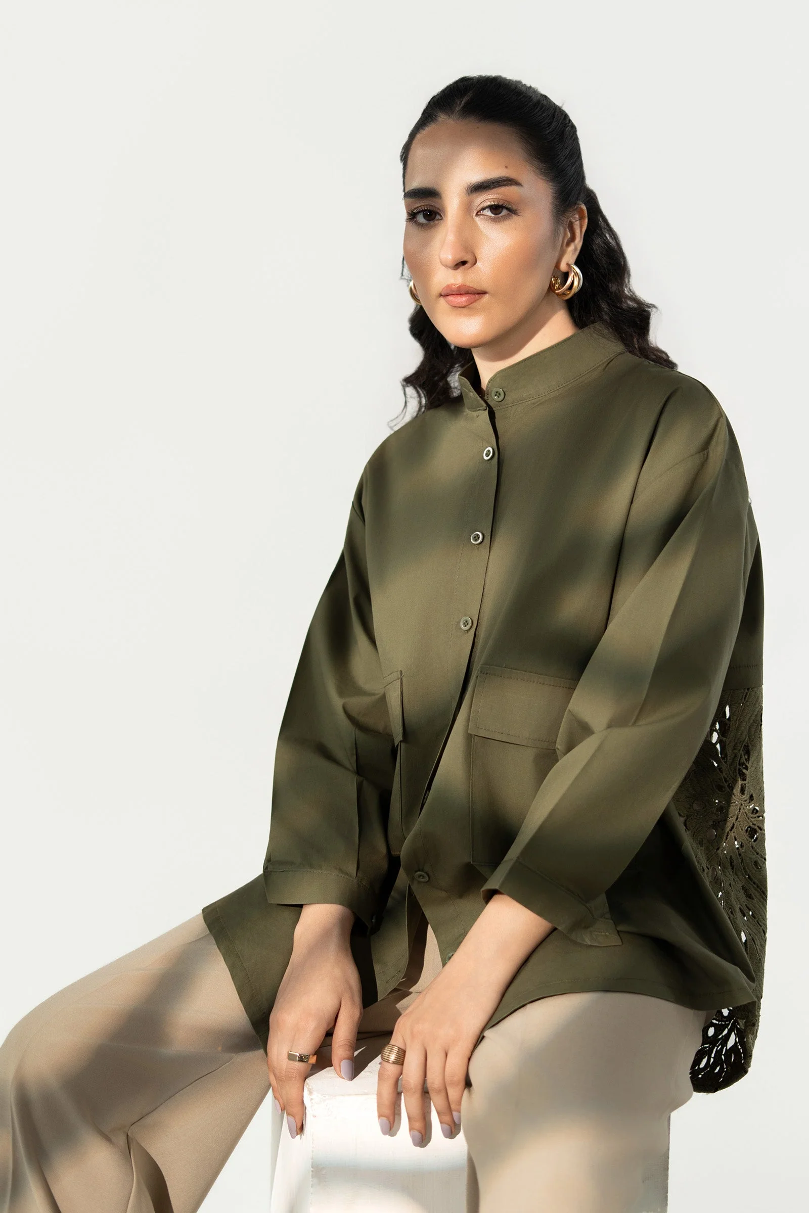 Lace-Back Shirt - Image 10