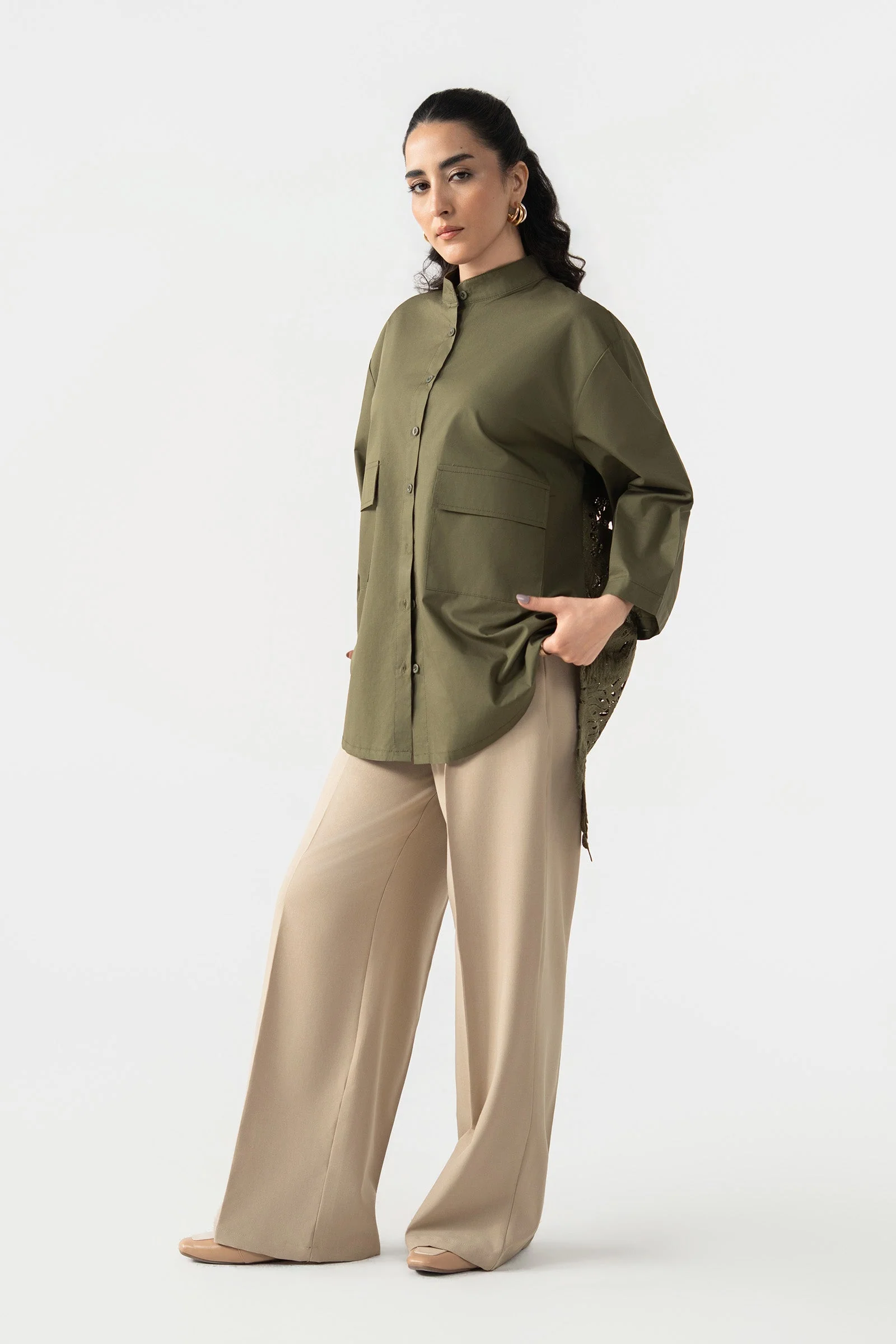 Lace-Back Shirt - Image 13