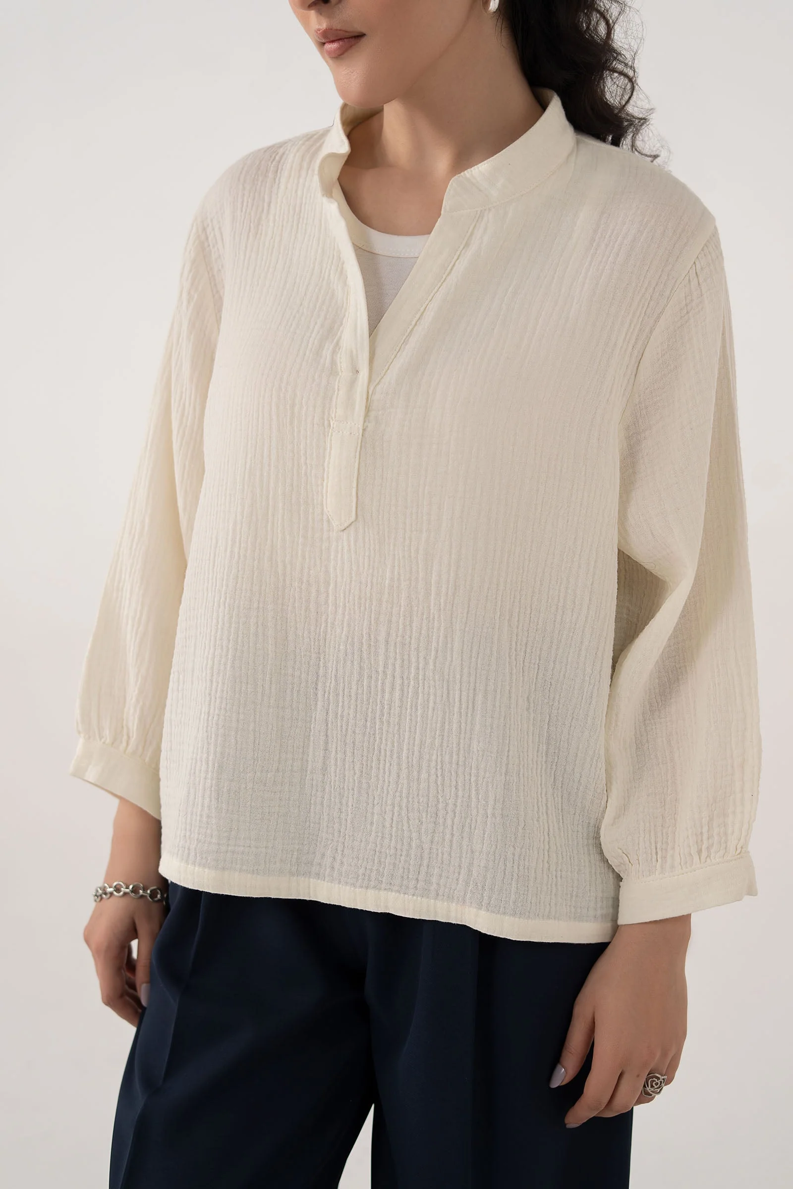 Muslin Buttoned Top - Image 11