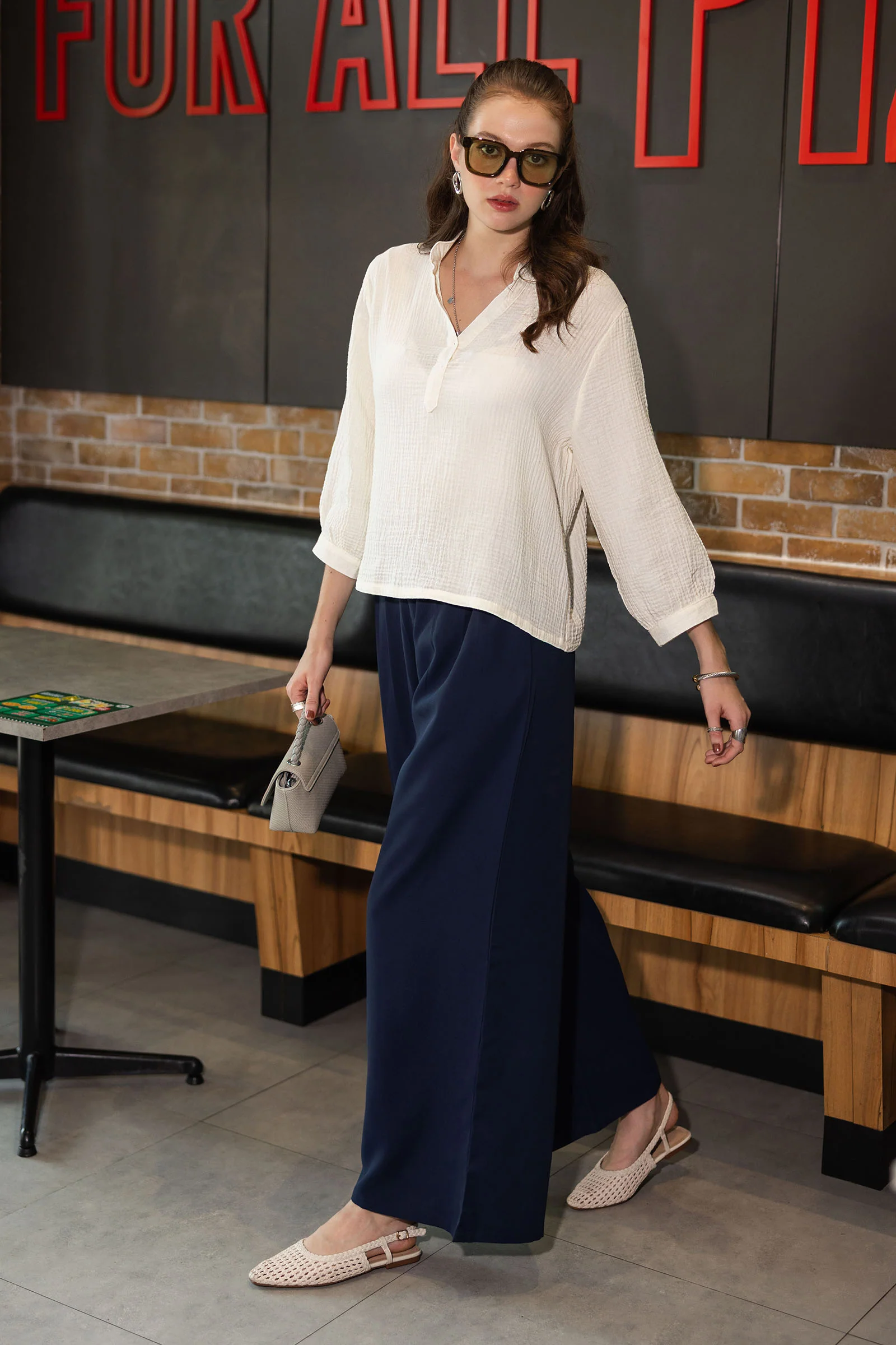 Muslin Buttoned Top - Image 5