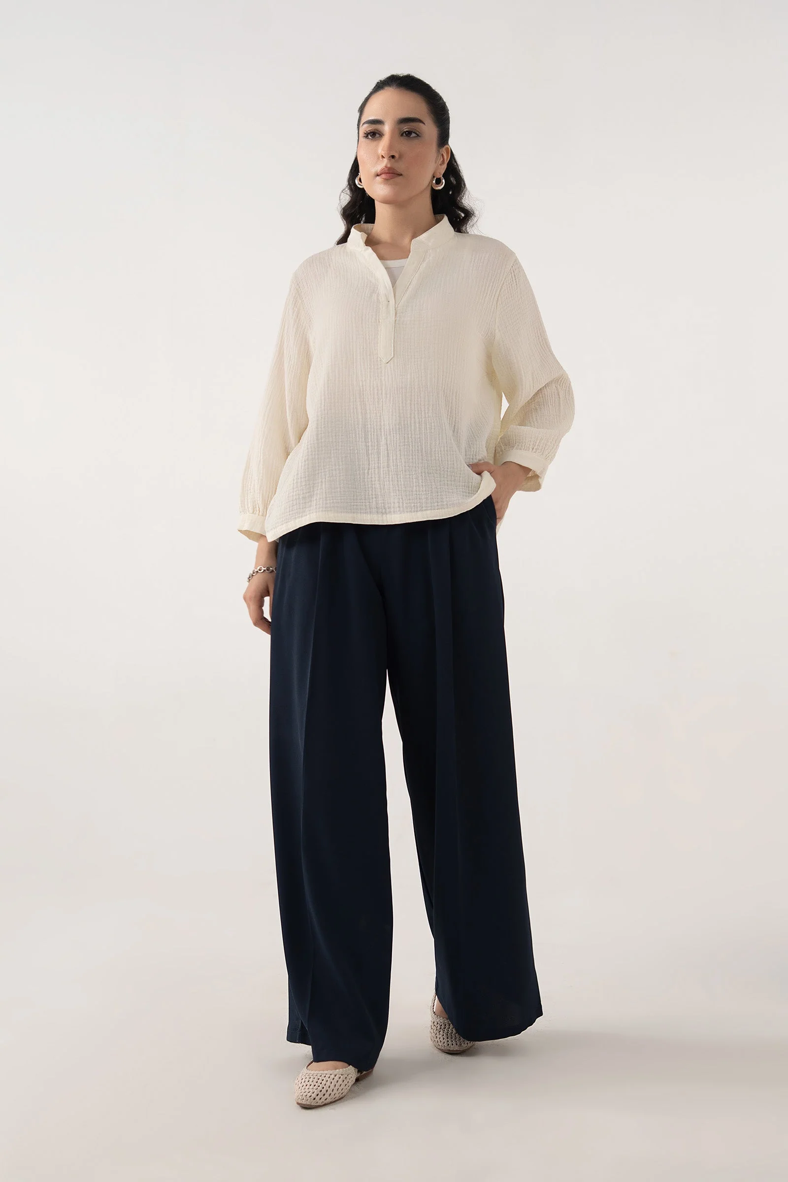 Muslin Buttoned Top - Image 7