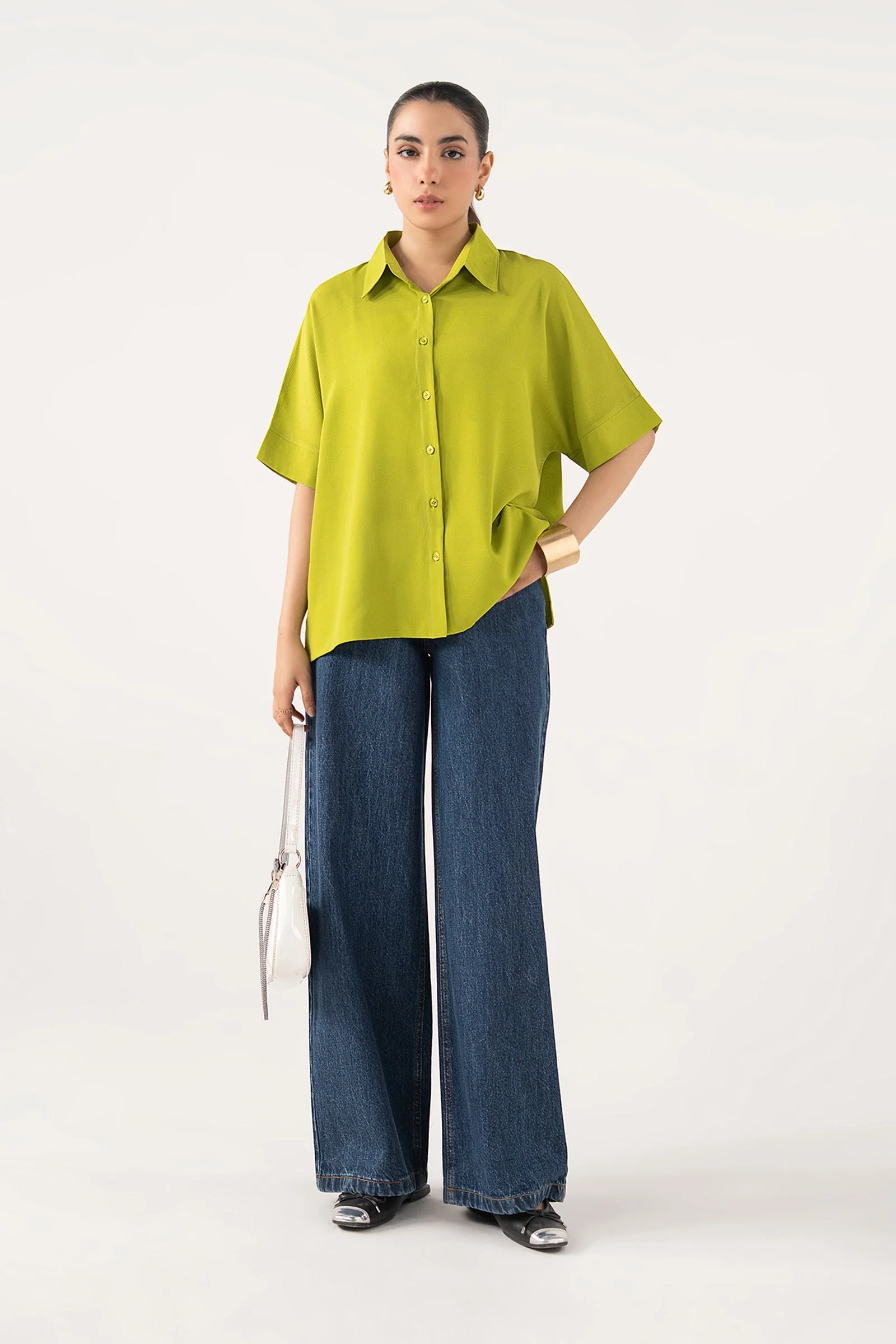 Batwing Buttoned Shirt - Image 2