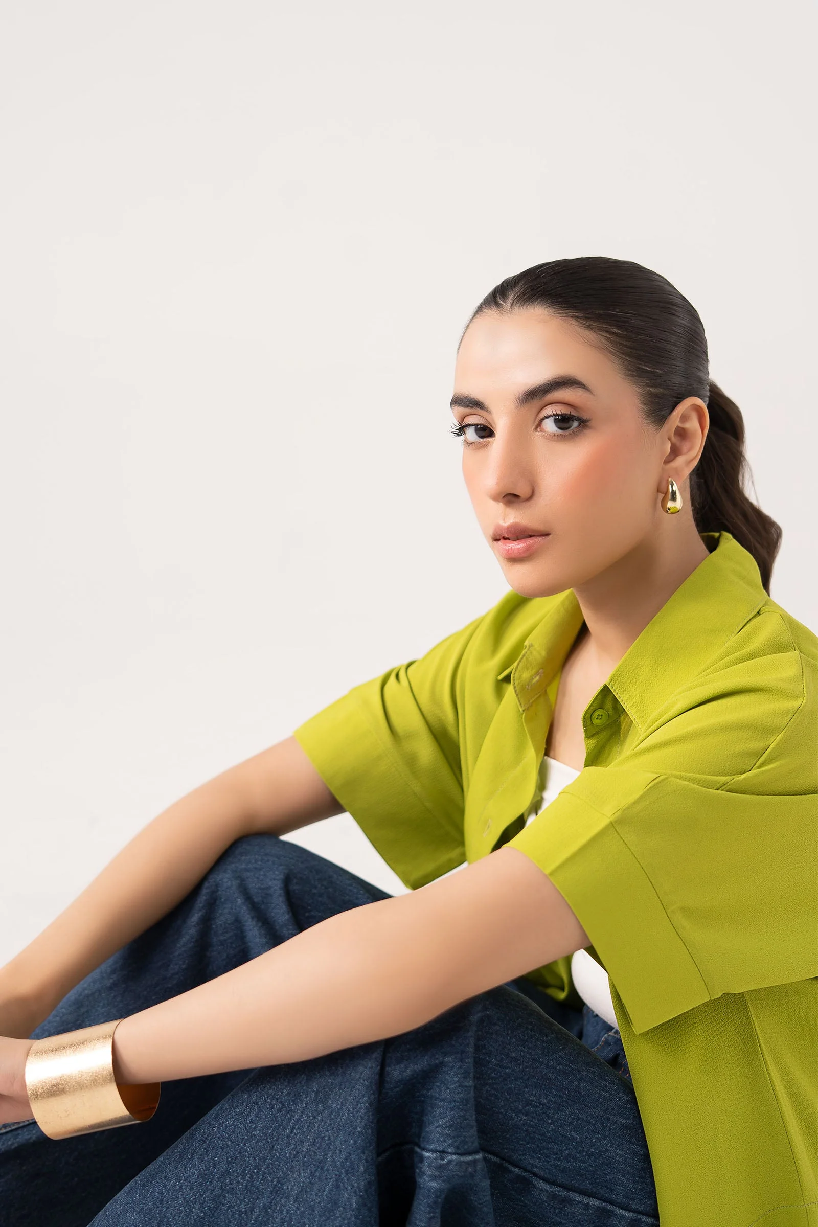 Batwing Buttoned Shirt - Image 5