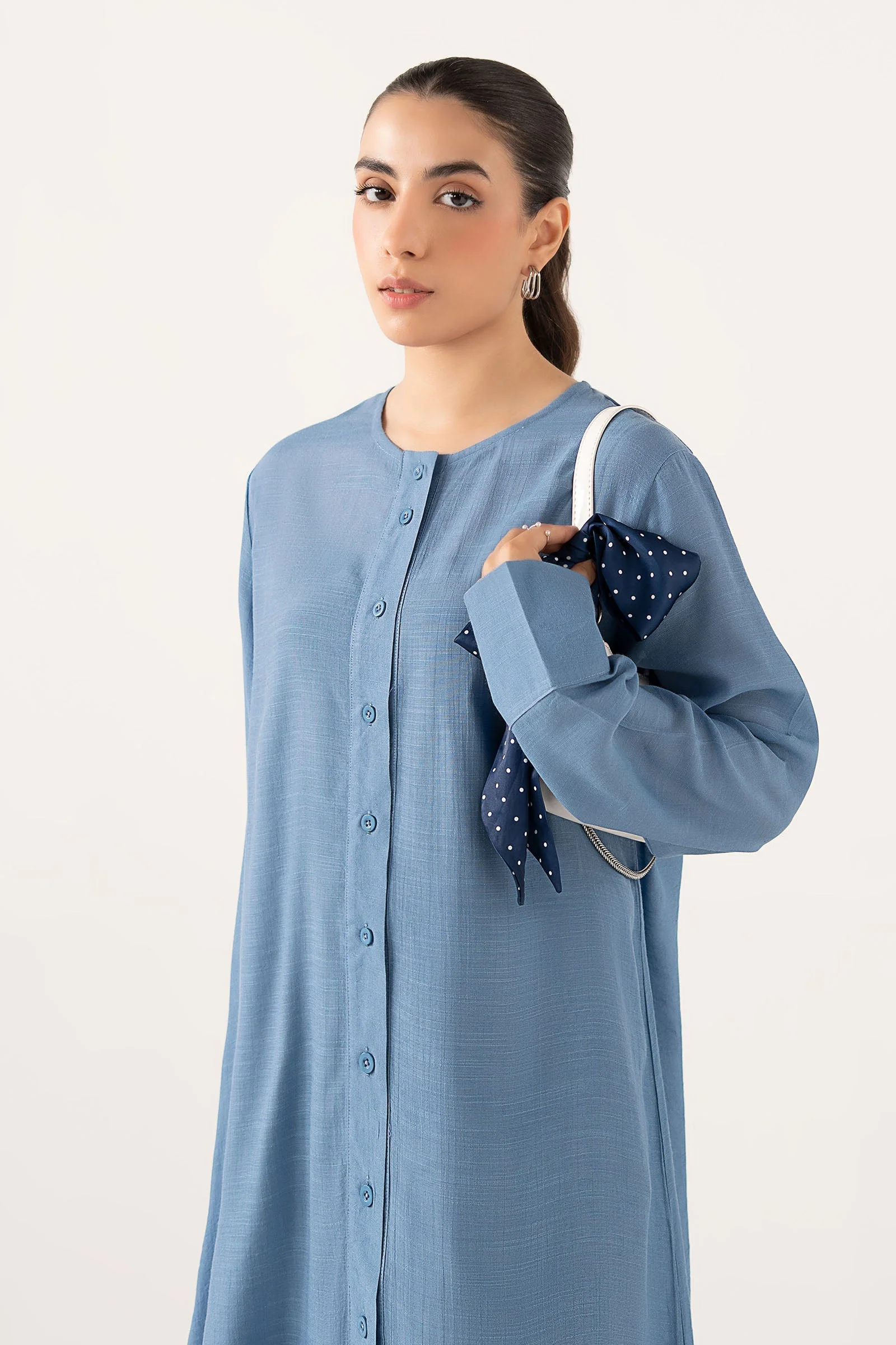 Long Buttoned Top - Image 3