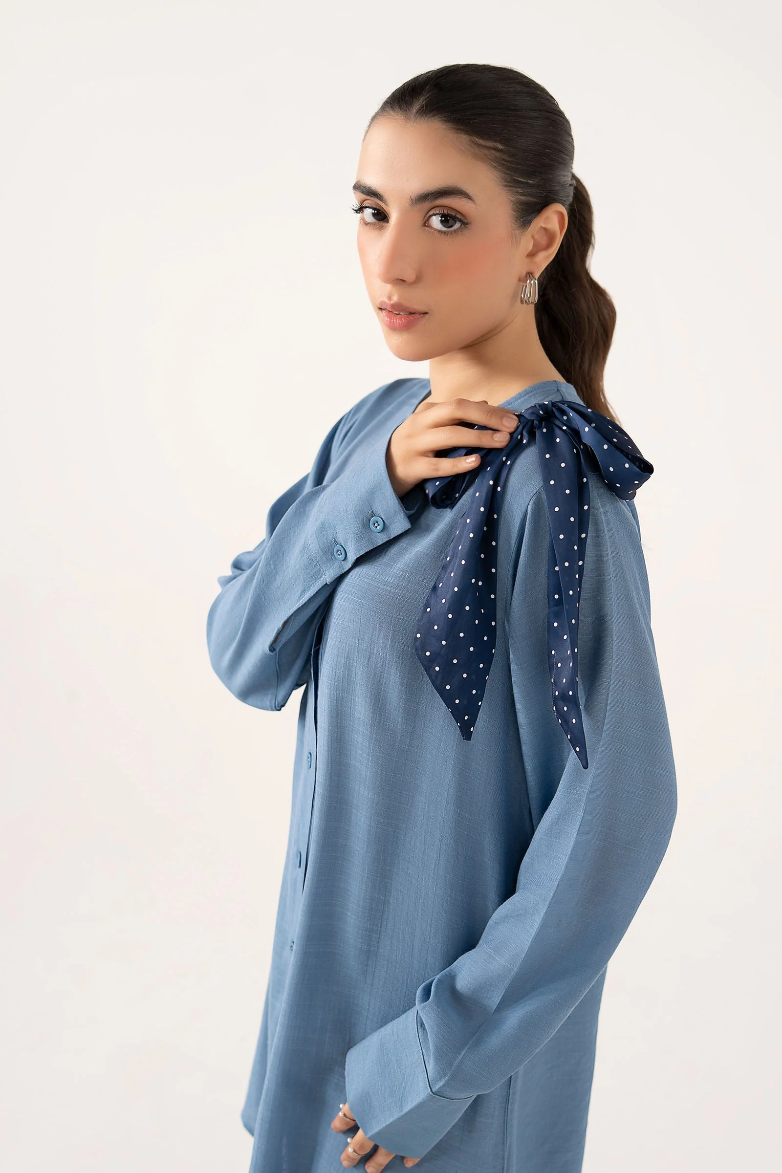 Long Buttoned Top - Image 5