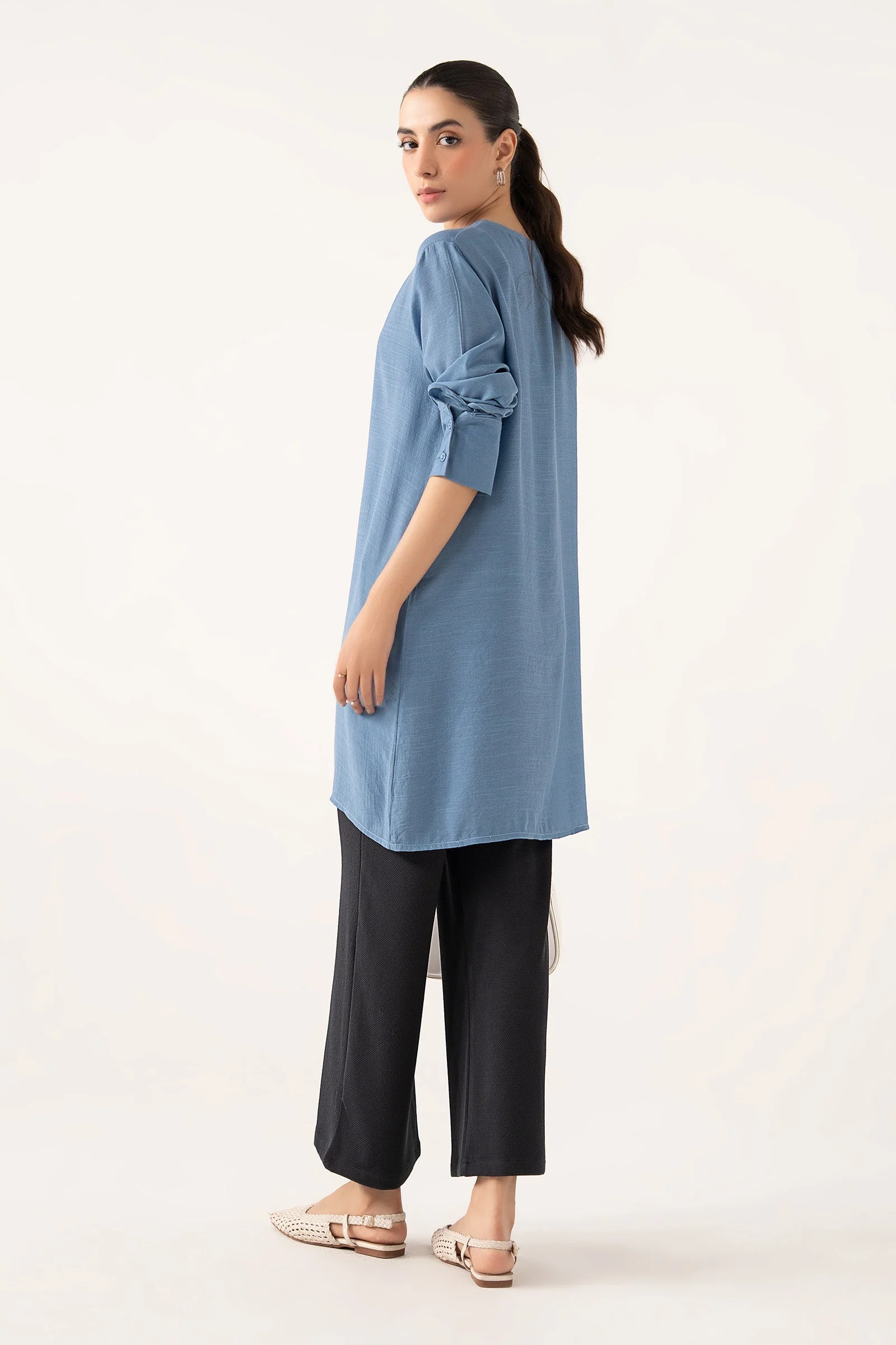 Long Buttoned Top - Image 7