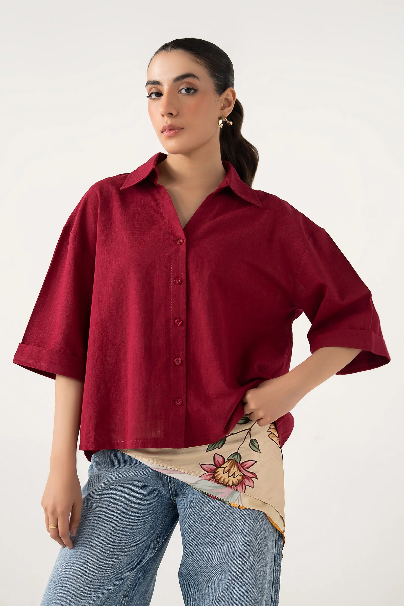 Casual Button-Down Top - Image 10