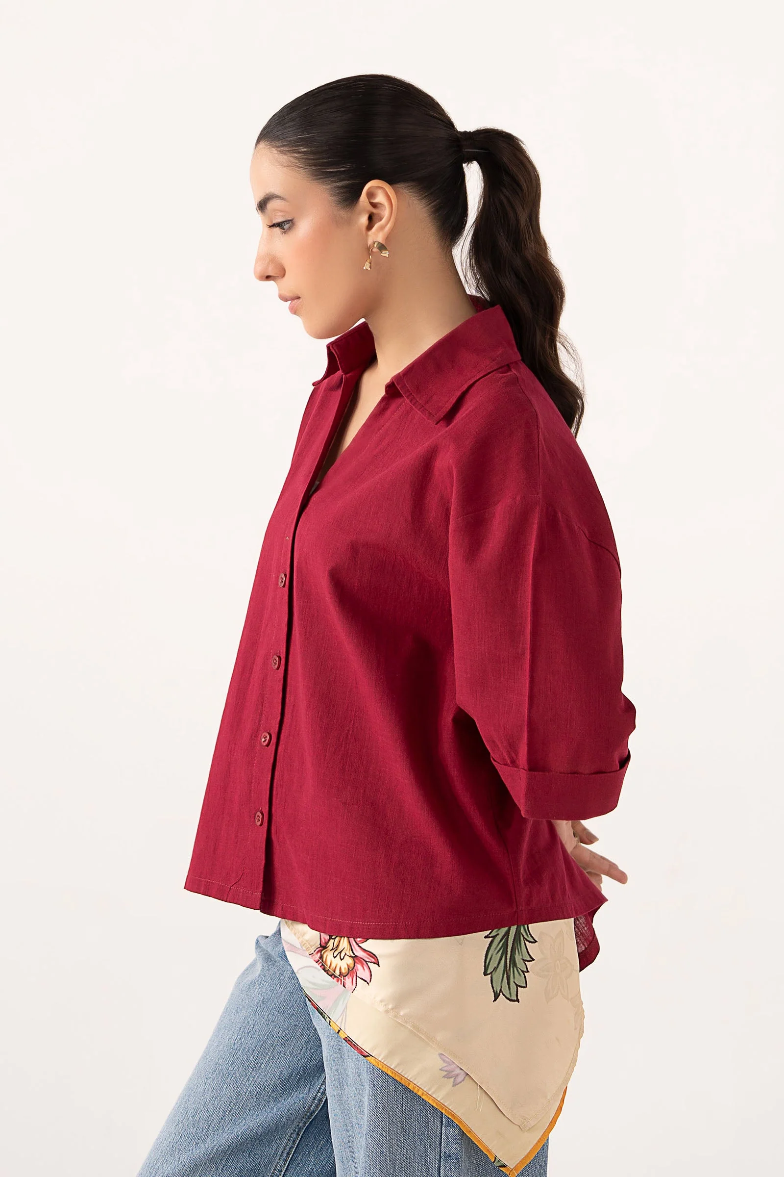 Casual Button-Down Top - Image 11
