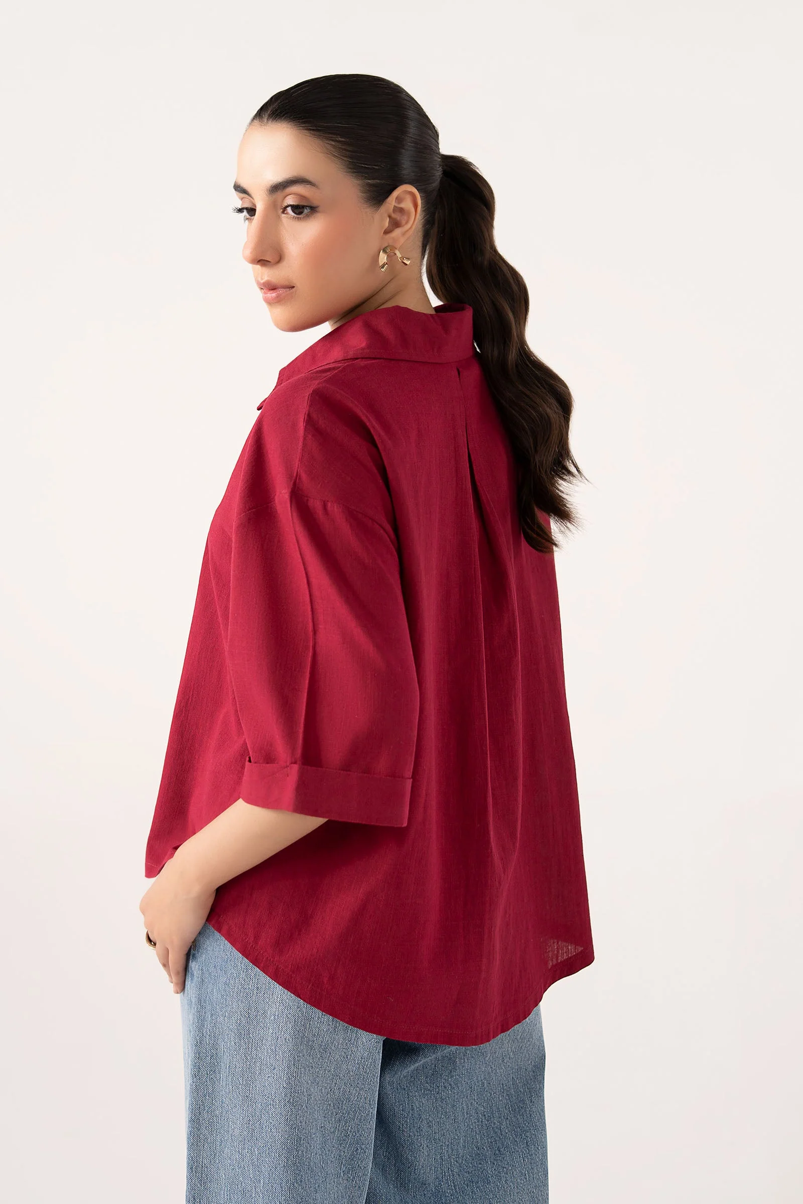 Casual Button-Down Top - Image 12