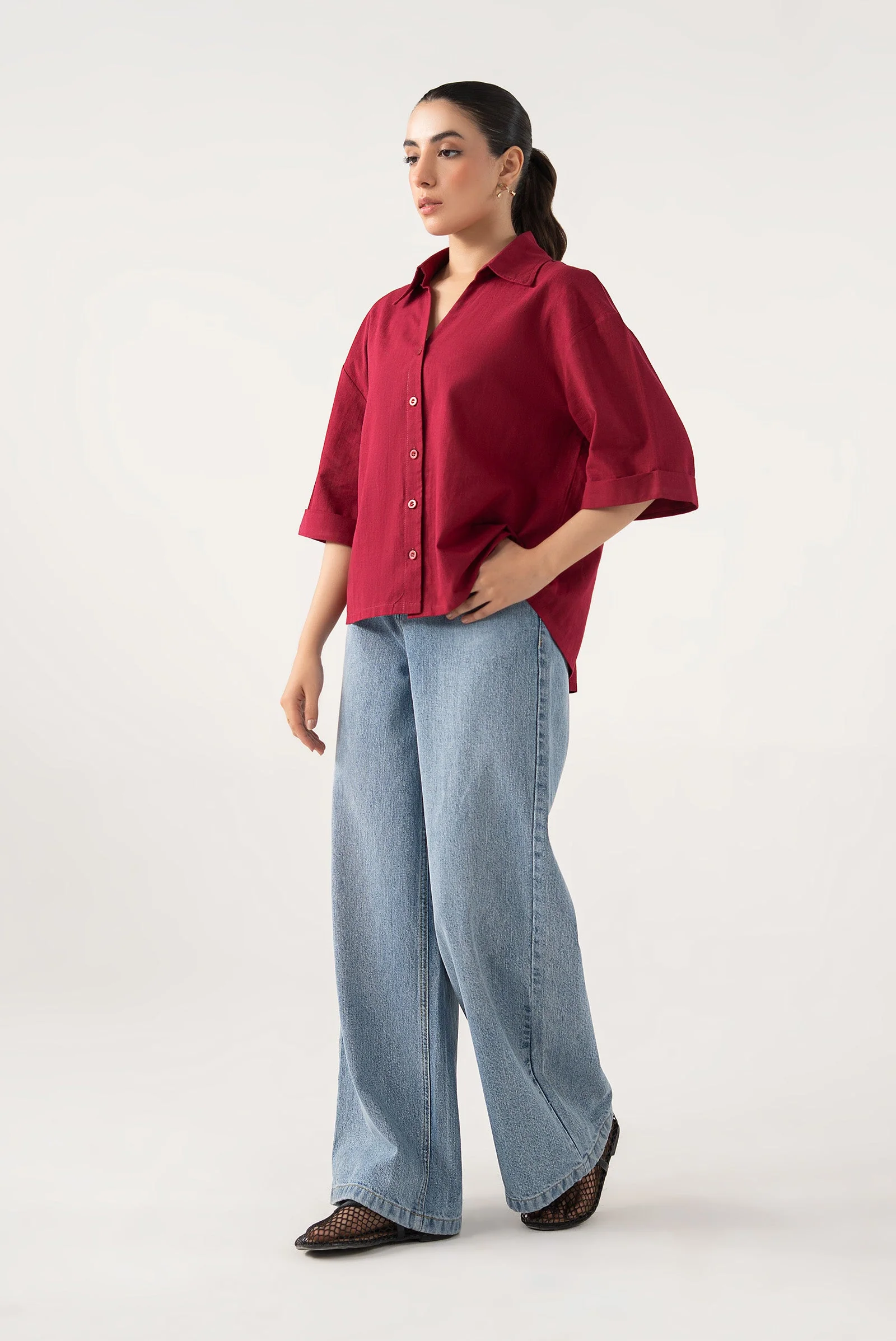 Casual Button-Down Top - Image 14