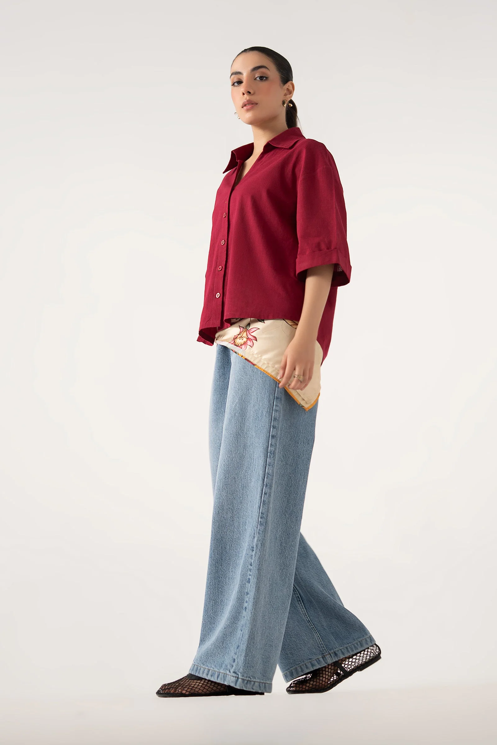 Casual Button-Down Top - Image 15