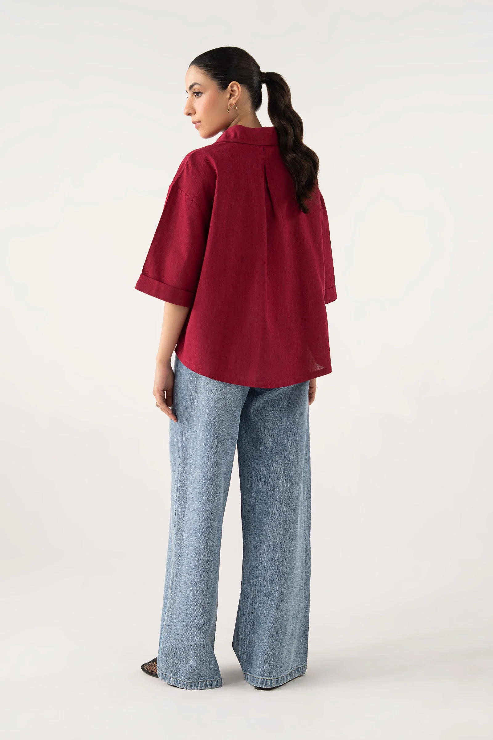 Casual Button-Down Top - Image 16