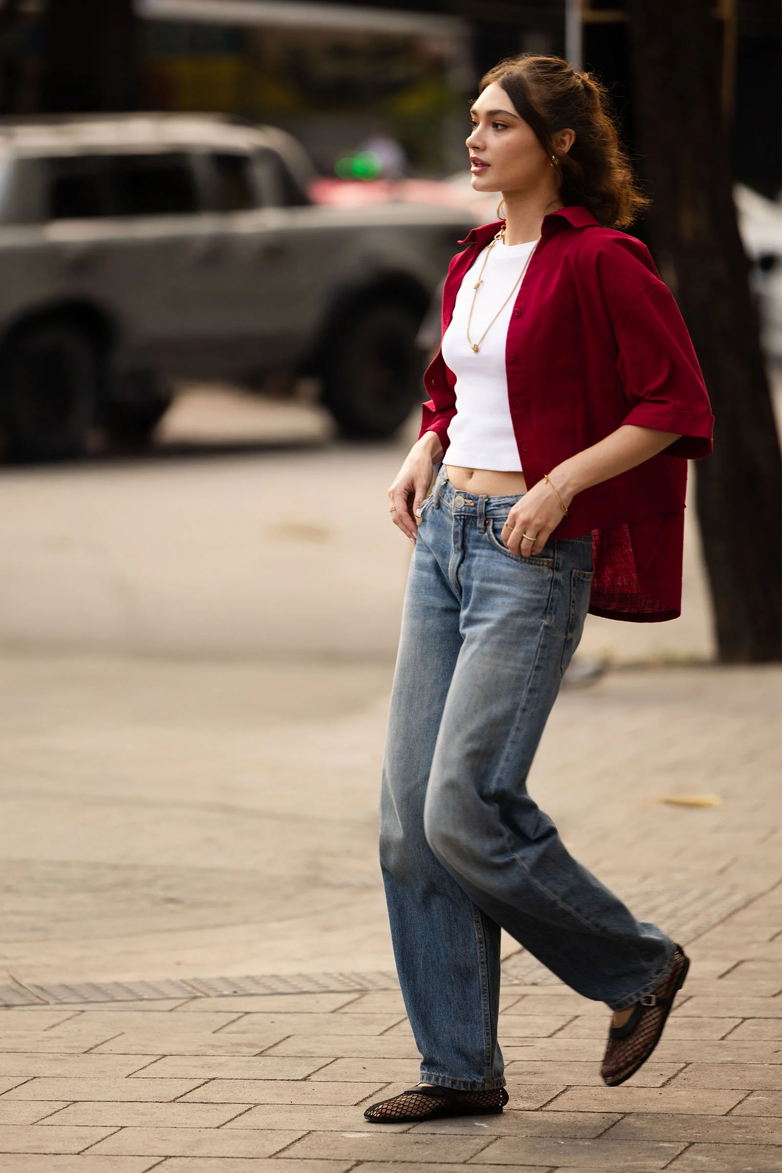 Casual Button-Down Top - Image 4