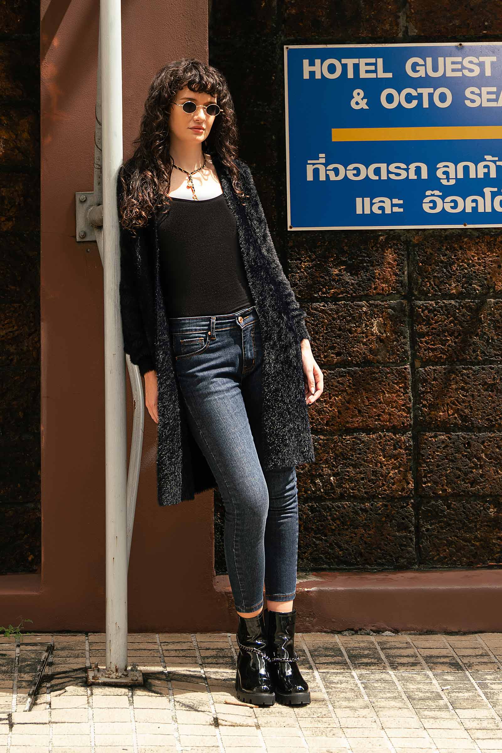 Open Front Sweater (Free Size) - Image 2