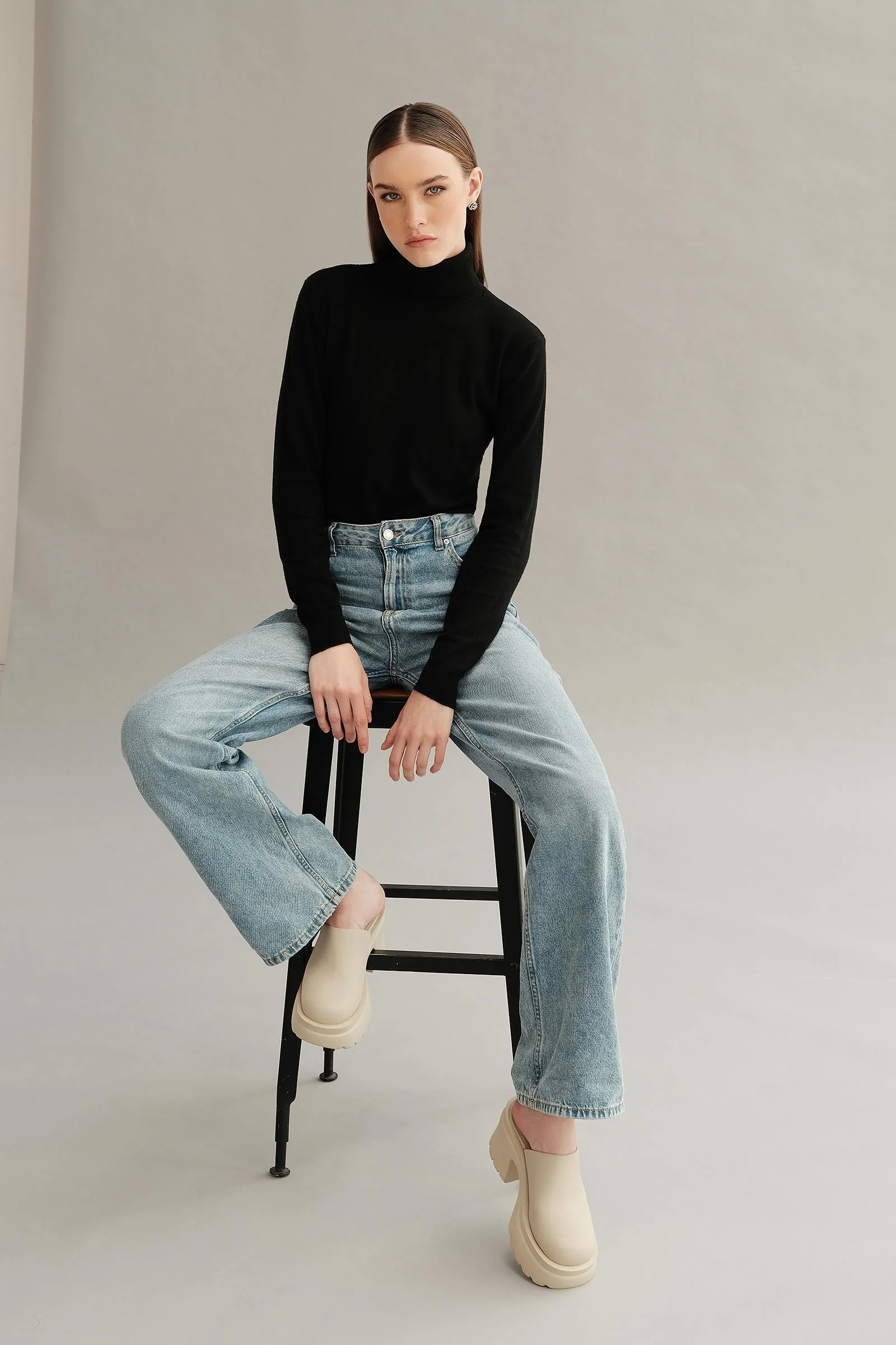 Turtle Neck Sweater (Free Size) - Image 3