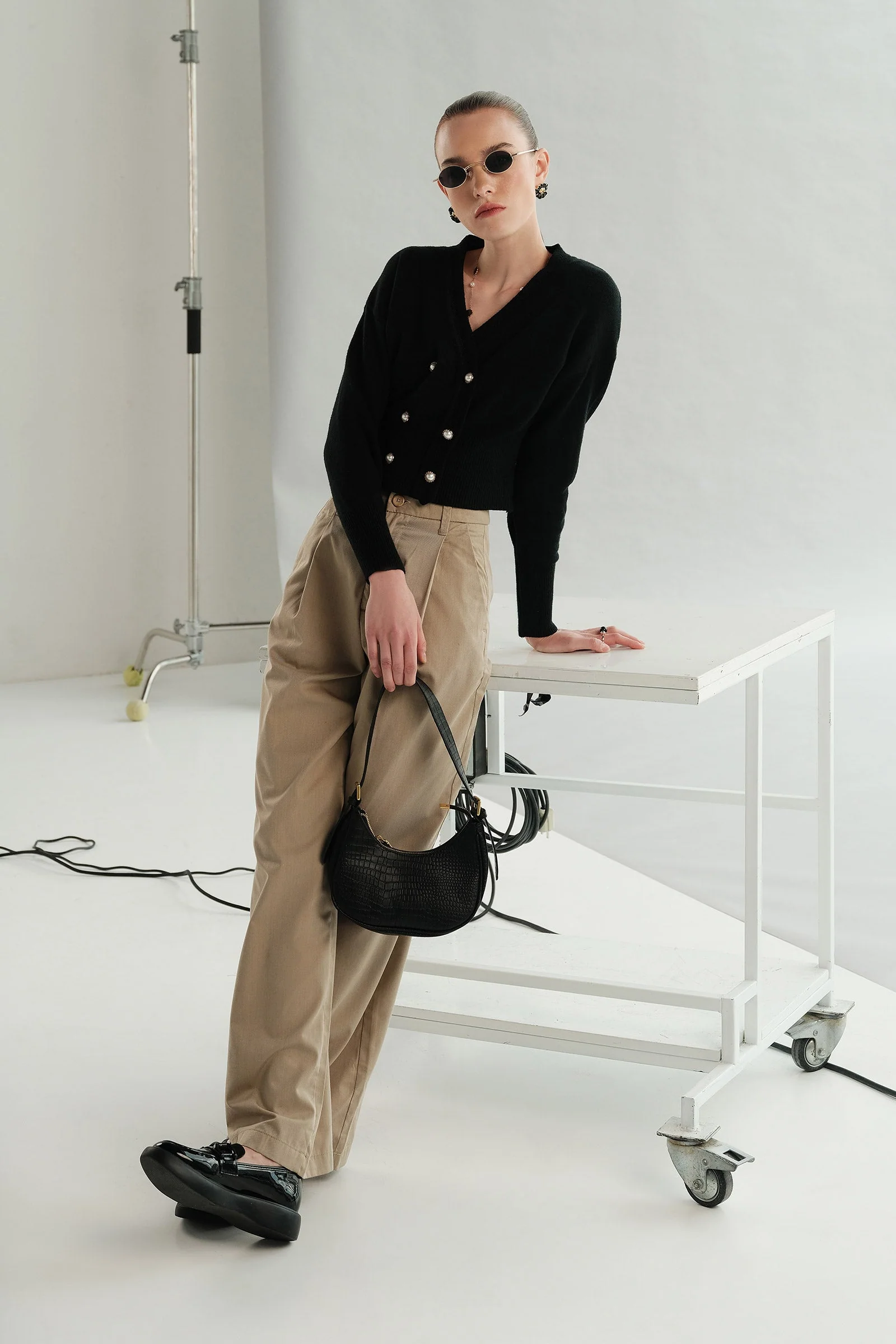 V-Neck Sweater (Free Size) - Image 2