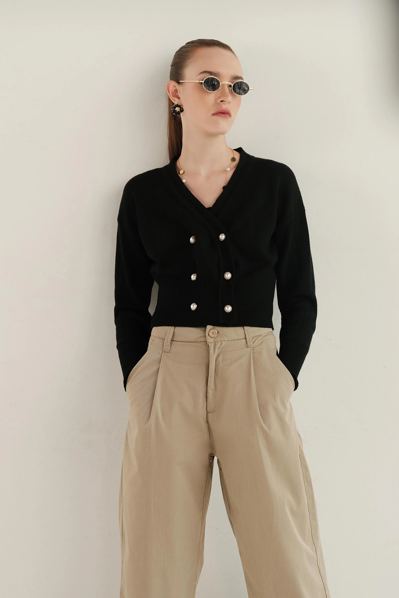 V-Neck Sweater (Free Size) - Image 4