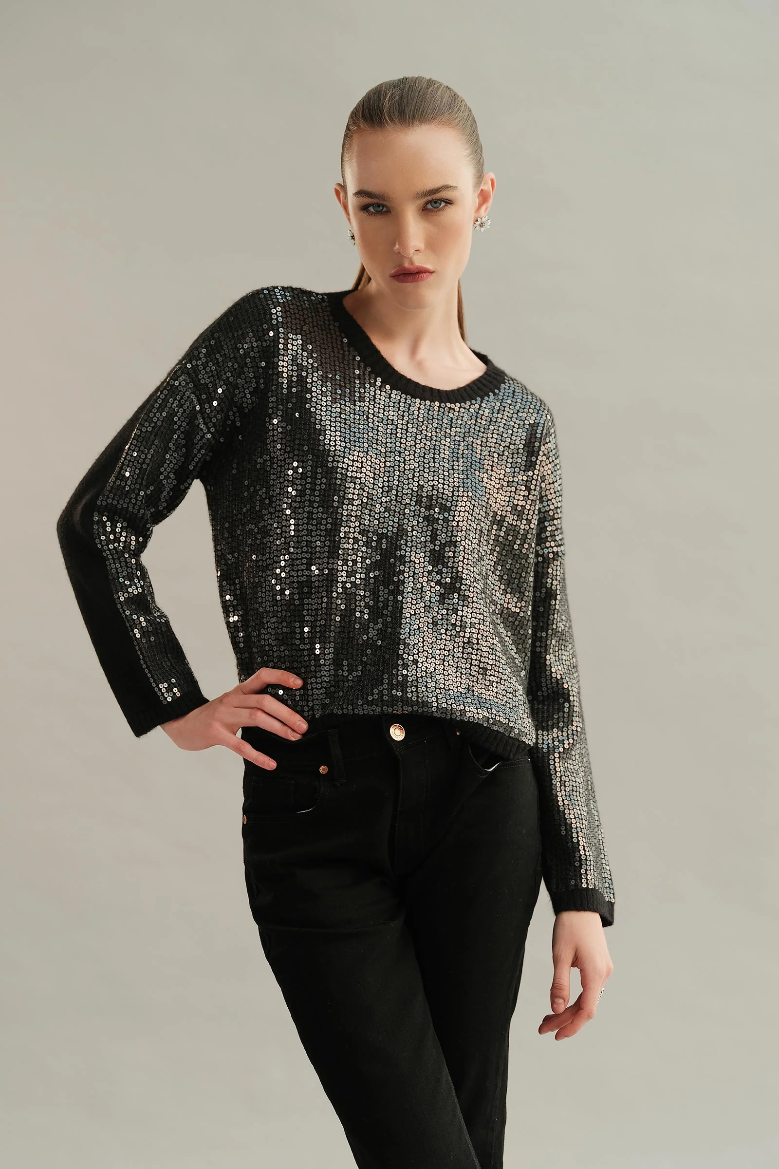 Sequin Sweater (Free Size) - Image 4