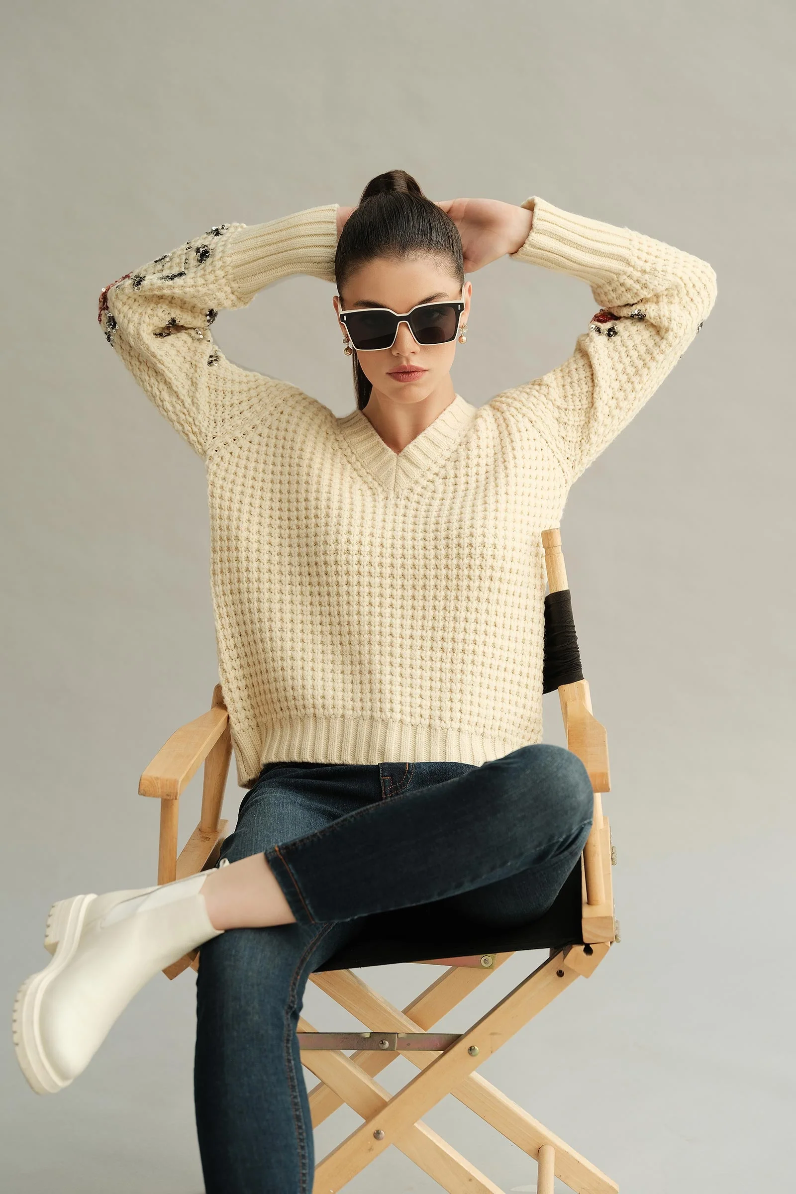 Floral Sweater (Free Size) - Image 3