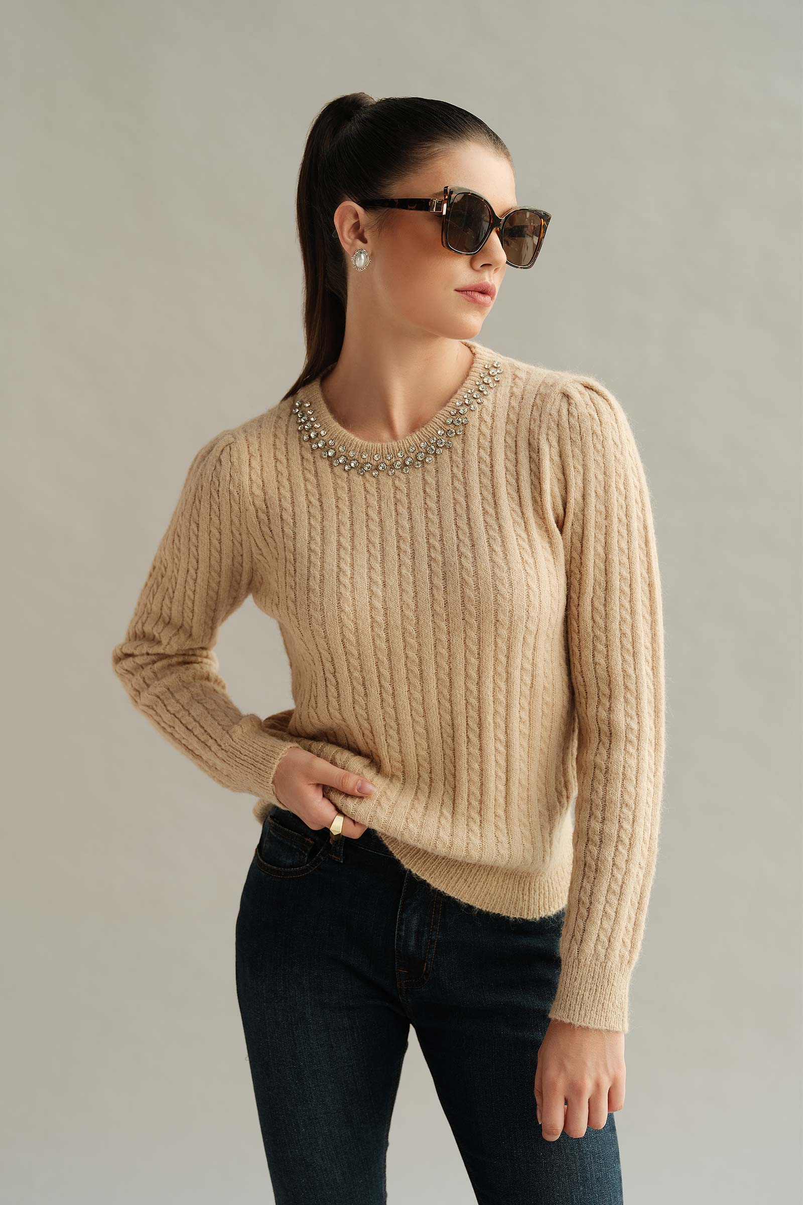Diamante Sweater (Free Size) - Image 2