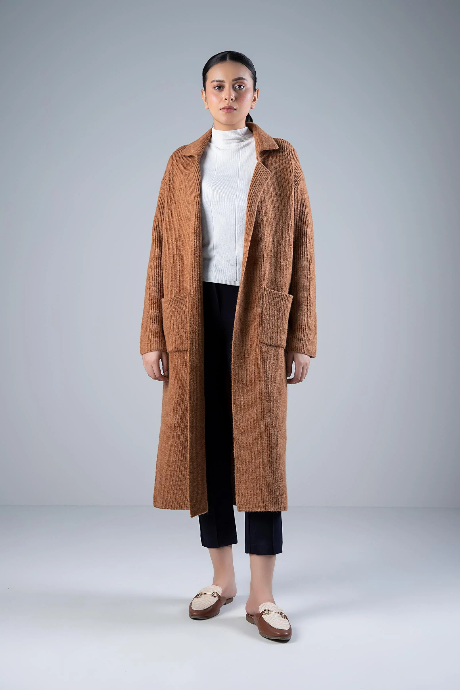 Long Lapel Cardigan - Image 2