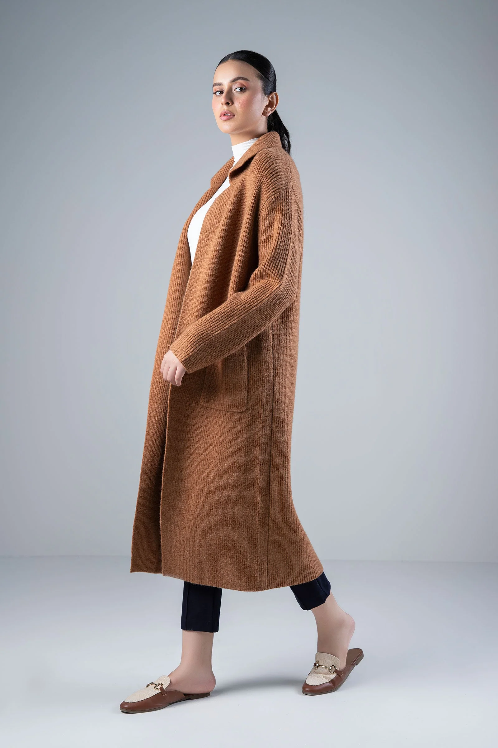 Long Lapel Cardigan - Image 3