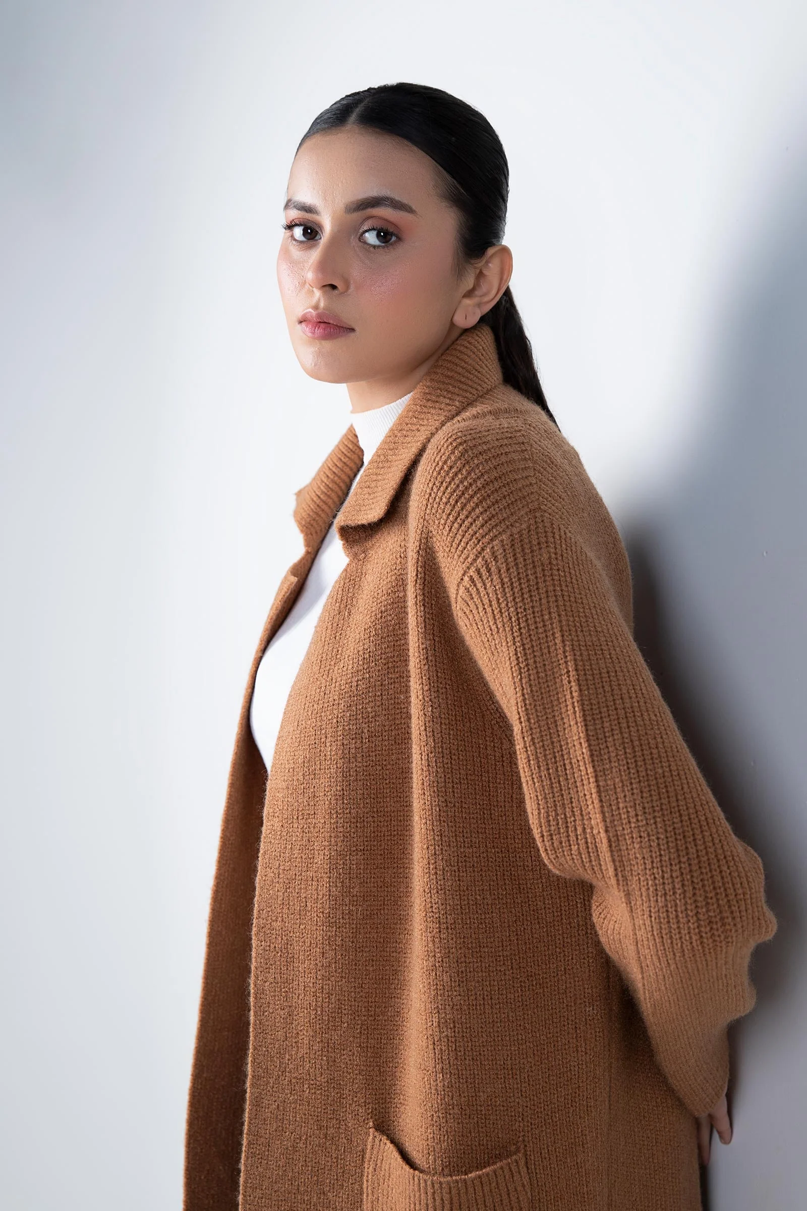 Long Lapel Cardigan - Image 5