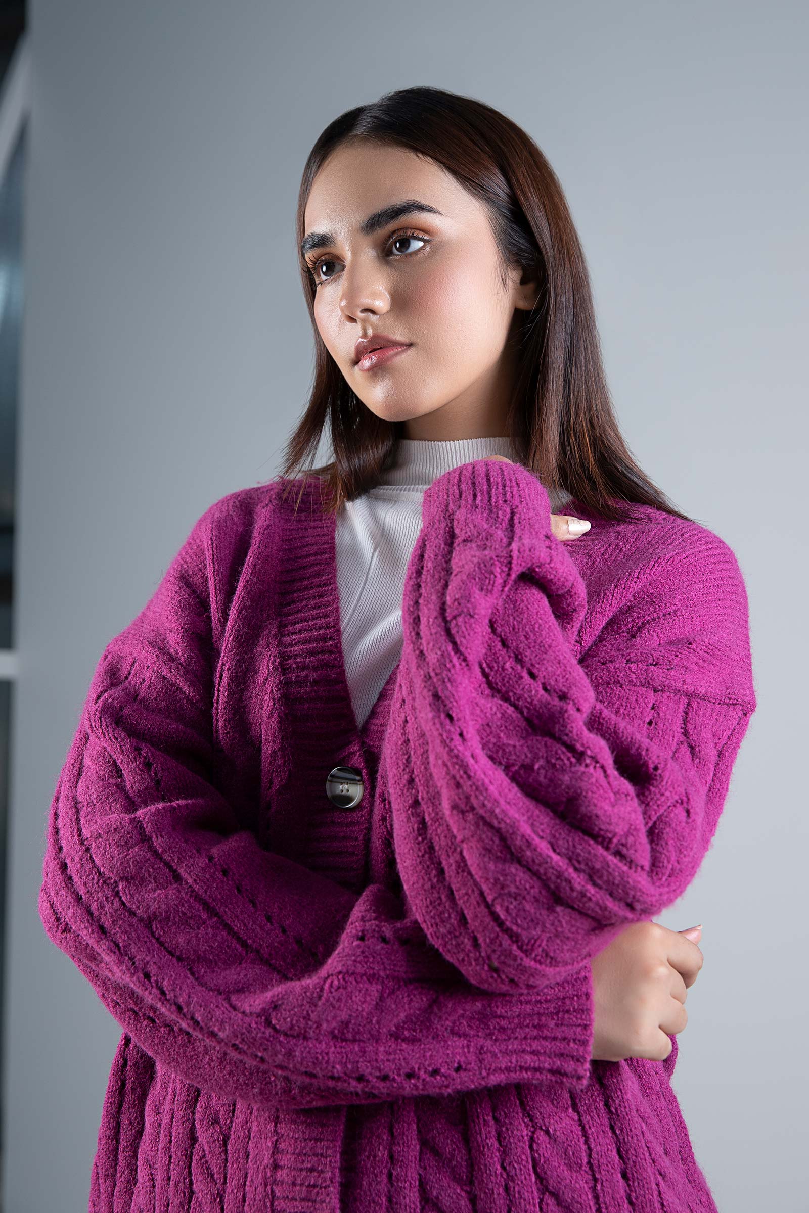Cable Knit Cardigan
