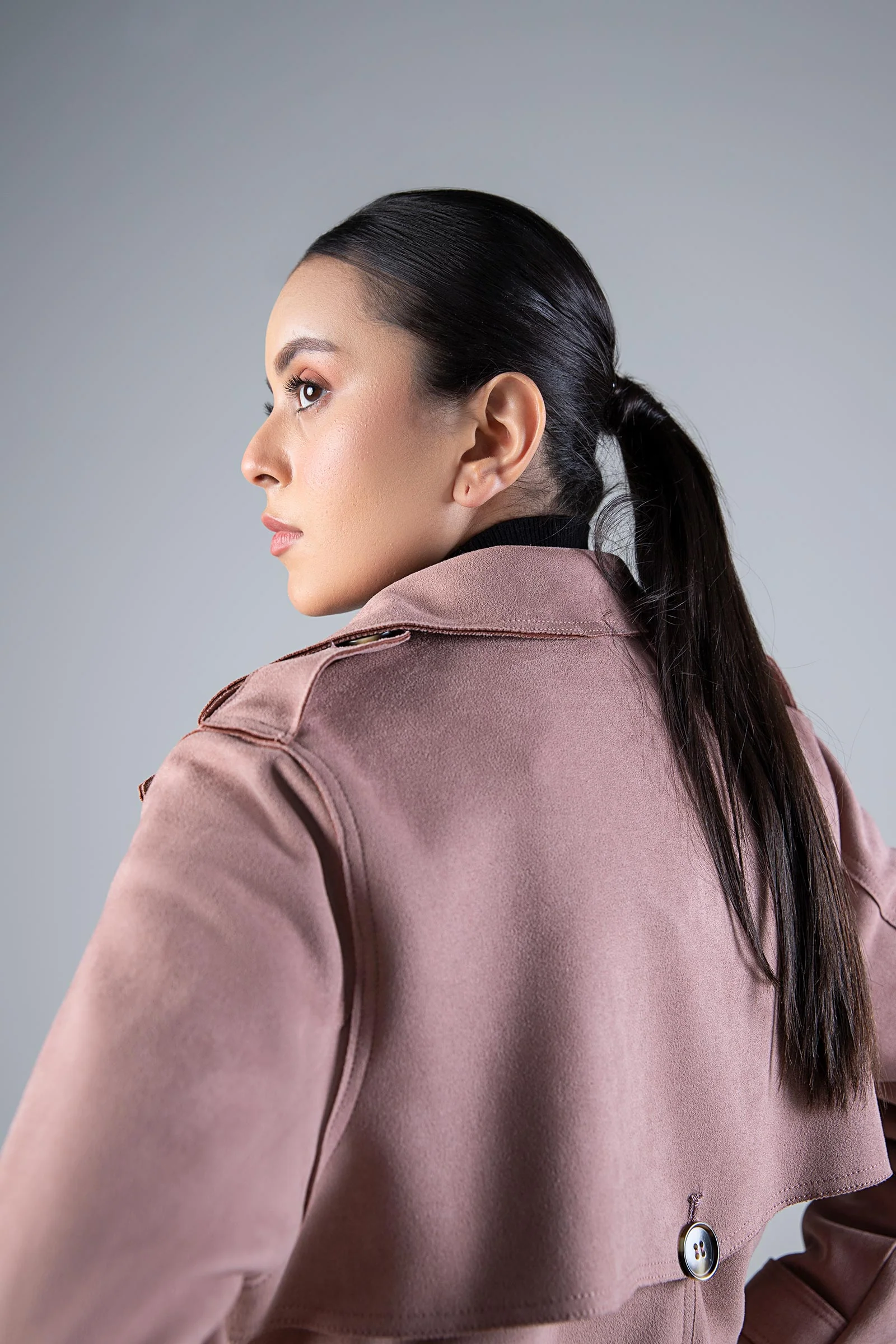 Suede Trench Coat - Image 5
