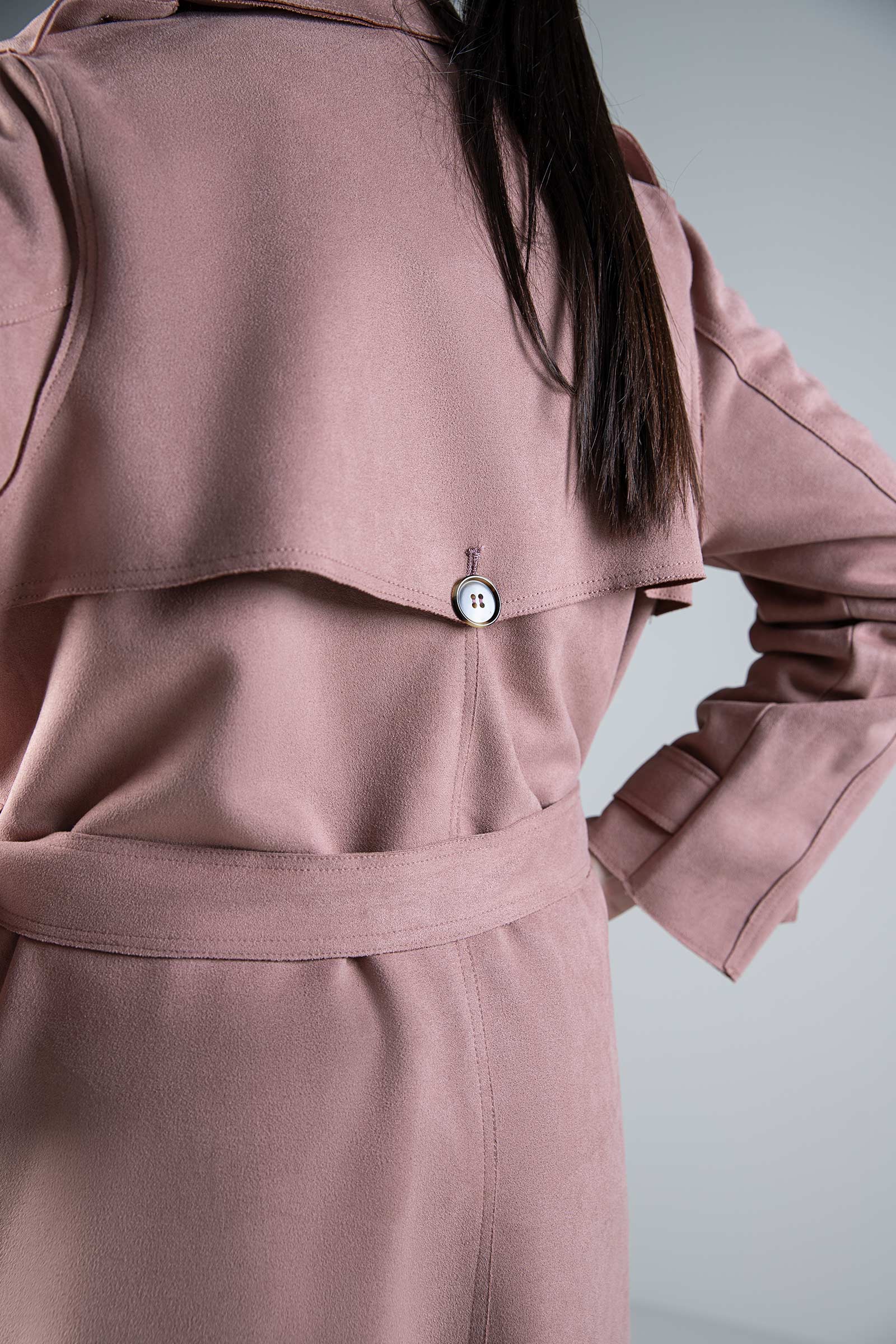 Suede Trench Coat - Image 6