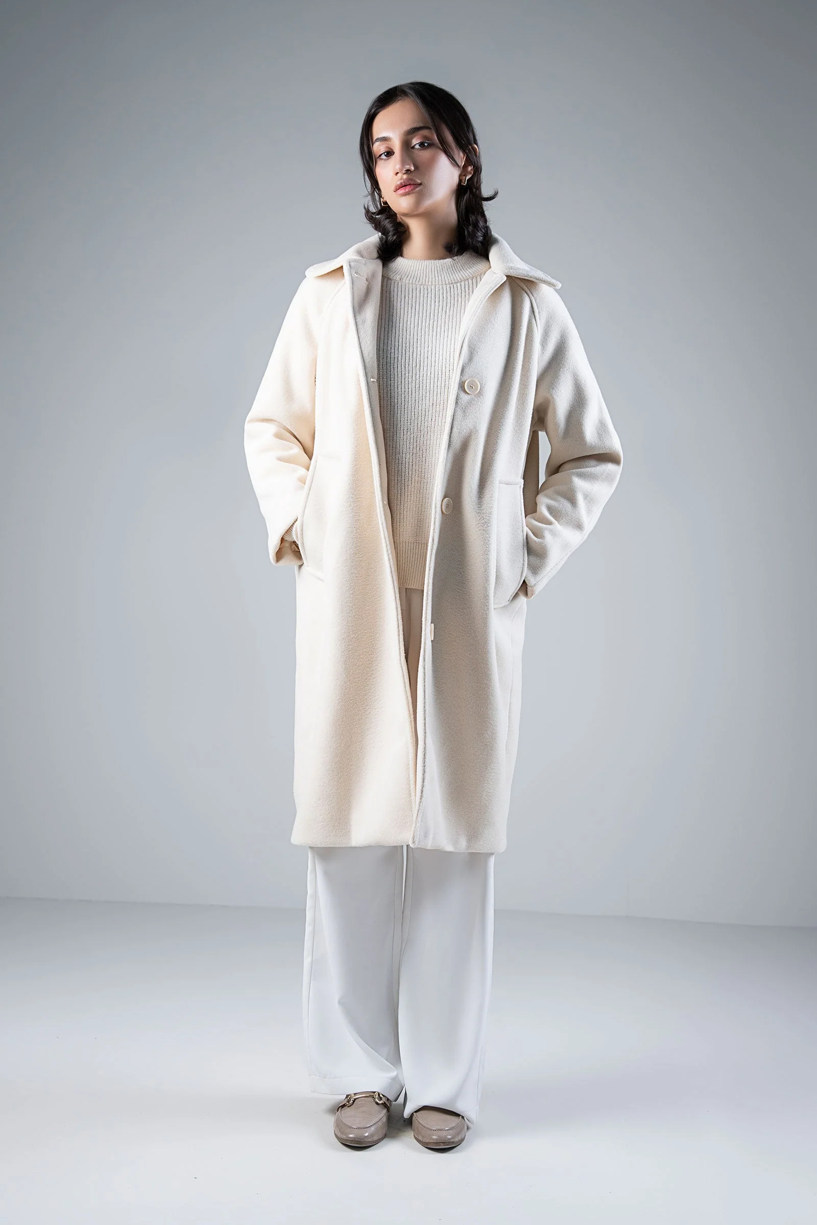 Basic Wool Coat - Image 2