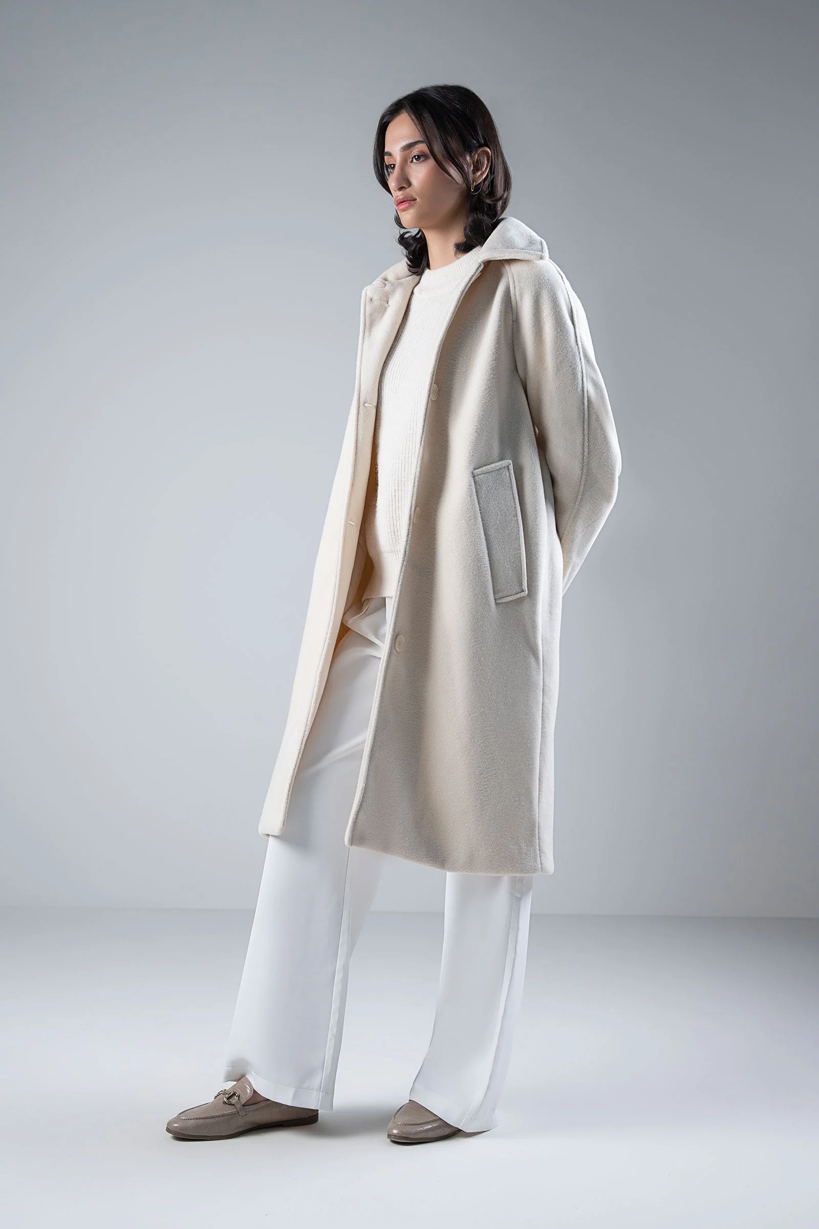 Basic Wool Coat - Image 4