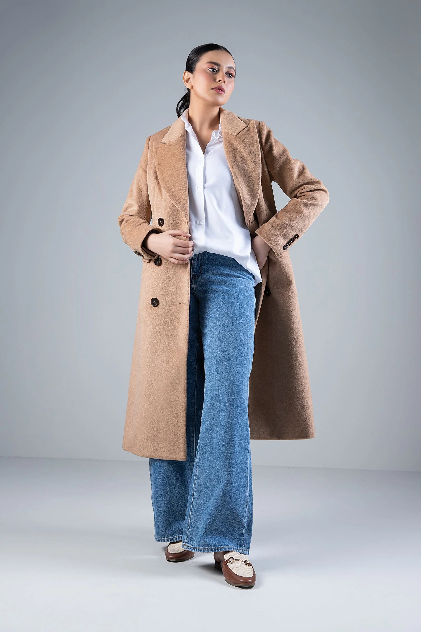 Classic Long Coat - Image 3