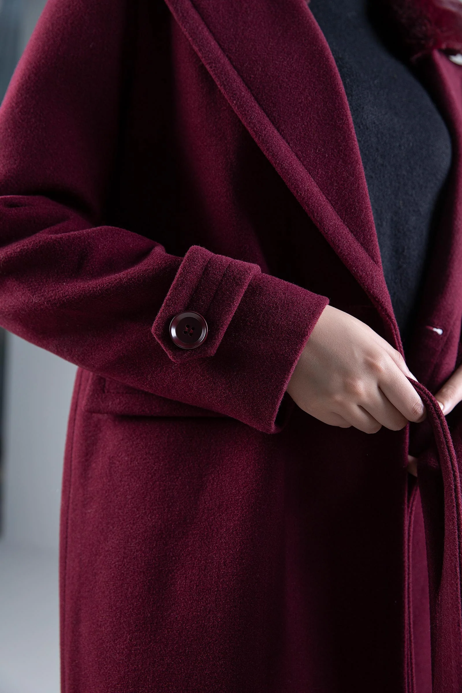 Fur Collar Coat - Image 6